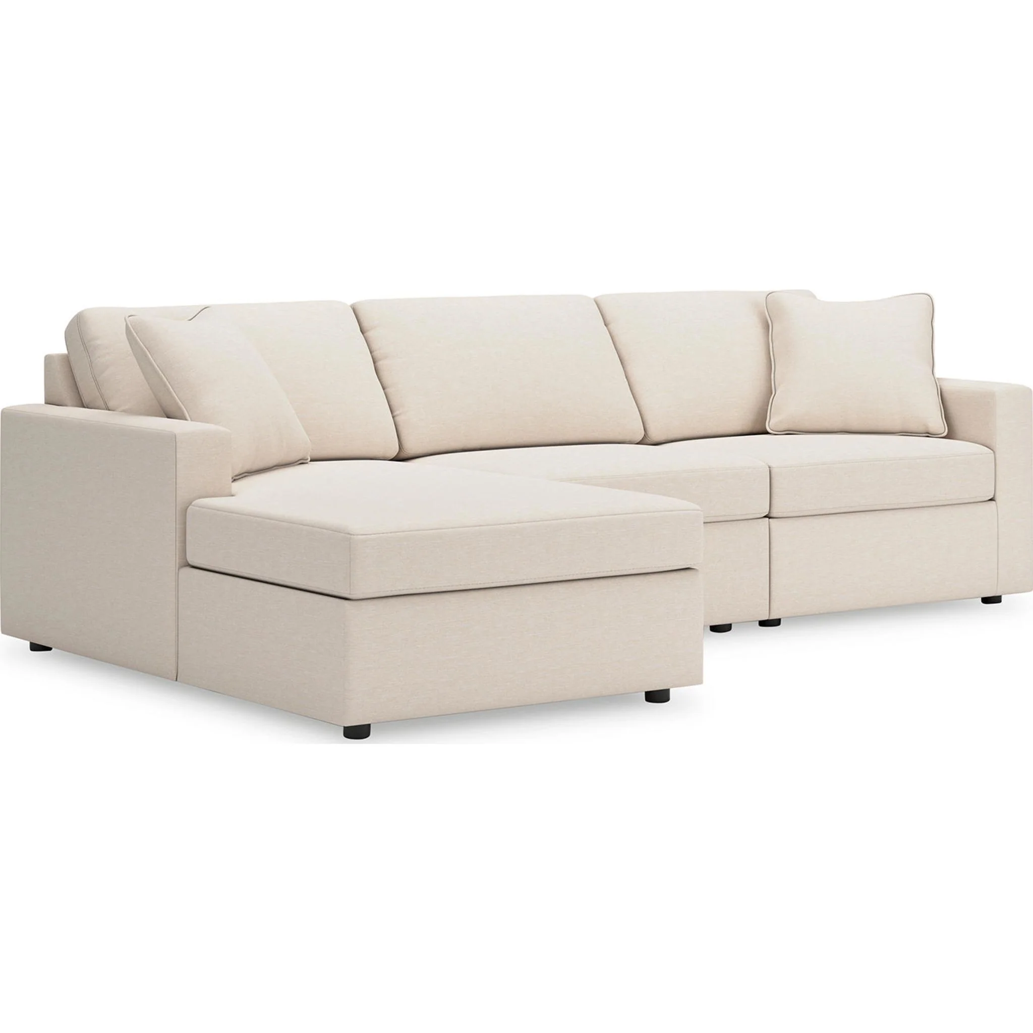 Modmax 3 Piece Modular Sectional with Chaise - Image 9