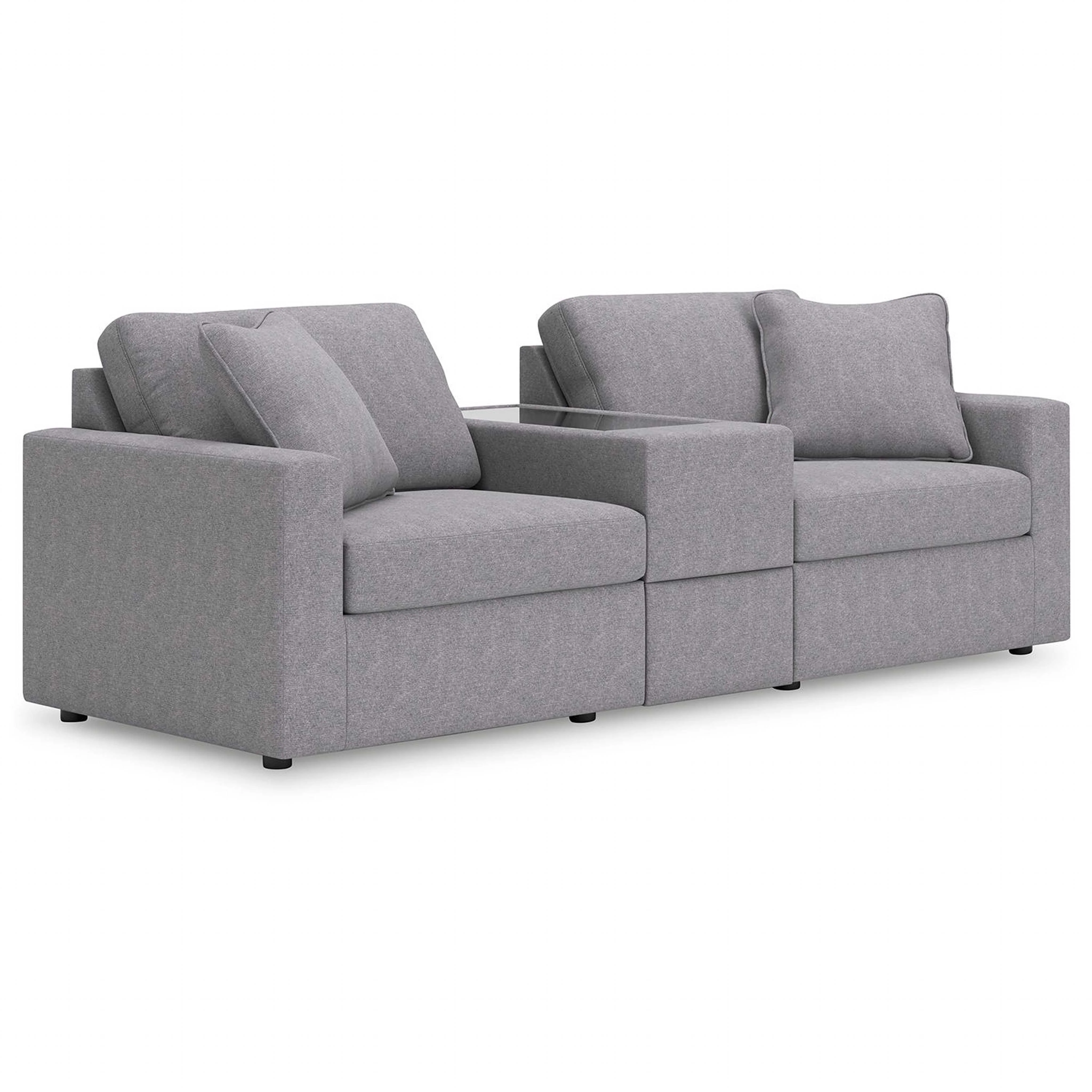 Modmax 3 Piece Modular Sectional with Console - Image 5