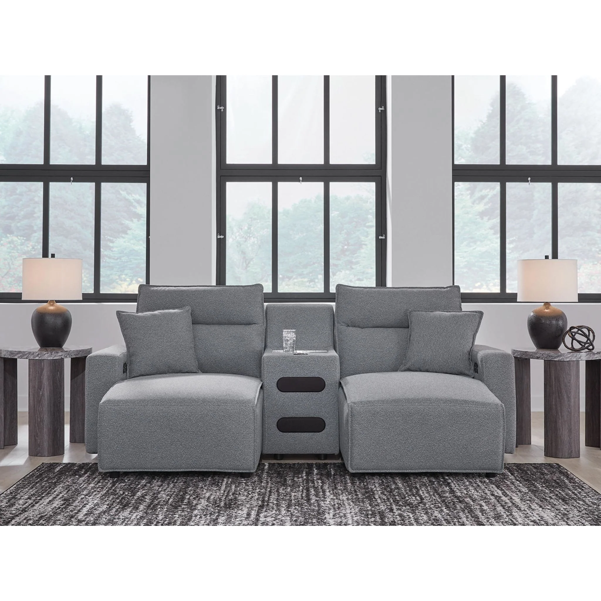 Modmax II 3 Piece Modular Power Reclining Sectional with Dual Chaise - Image 7