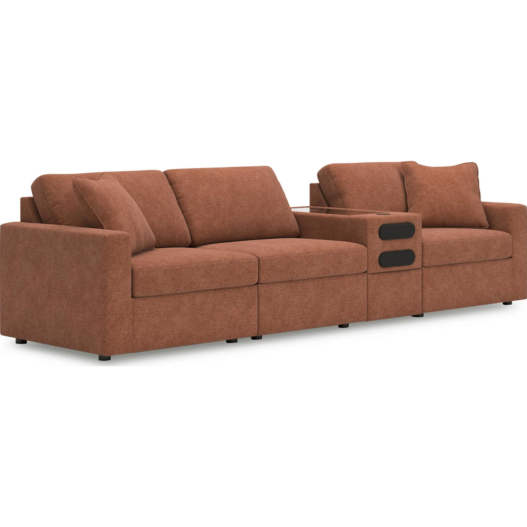 Modmax 4 Piece Modular Sectional with Audio Console - Image 14