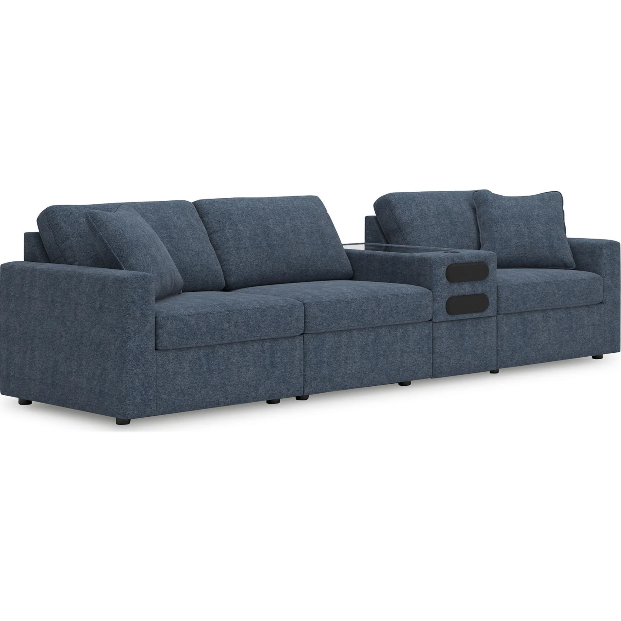 Modmax 4 Piece Modular Sectional with Audio Console - Image 19