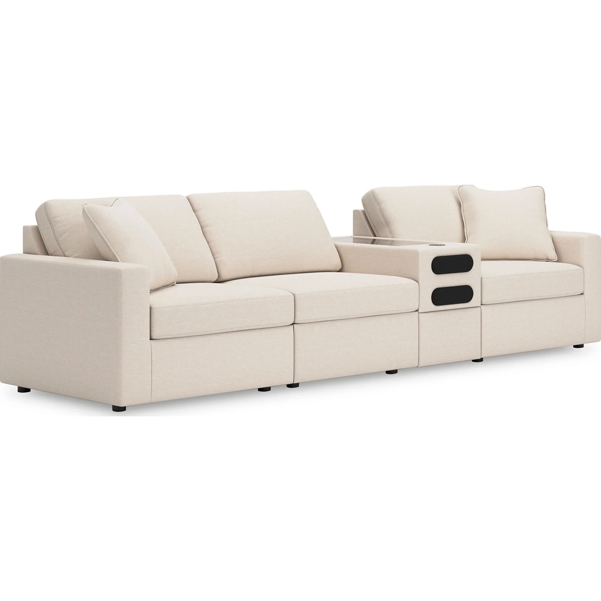 Modmax 4 Piece Modular Sectional with Audio Console - Image 8