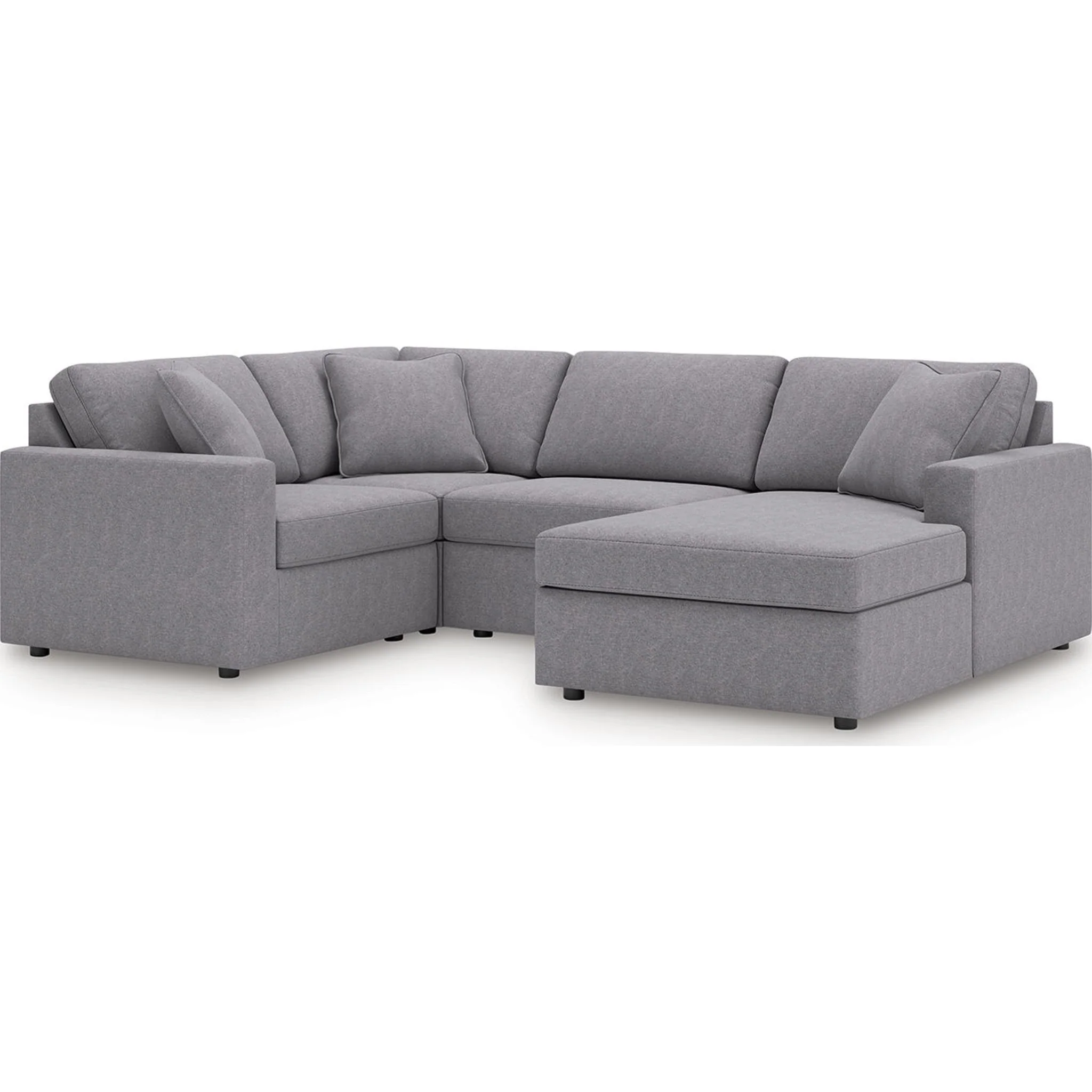 Modmax 4 Piece Modular Sectional with Chaise - Image 2