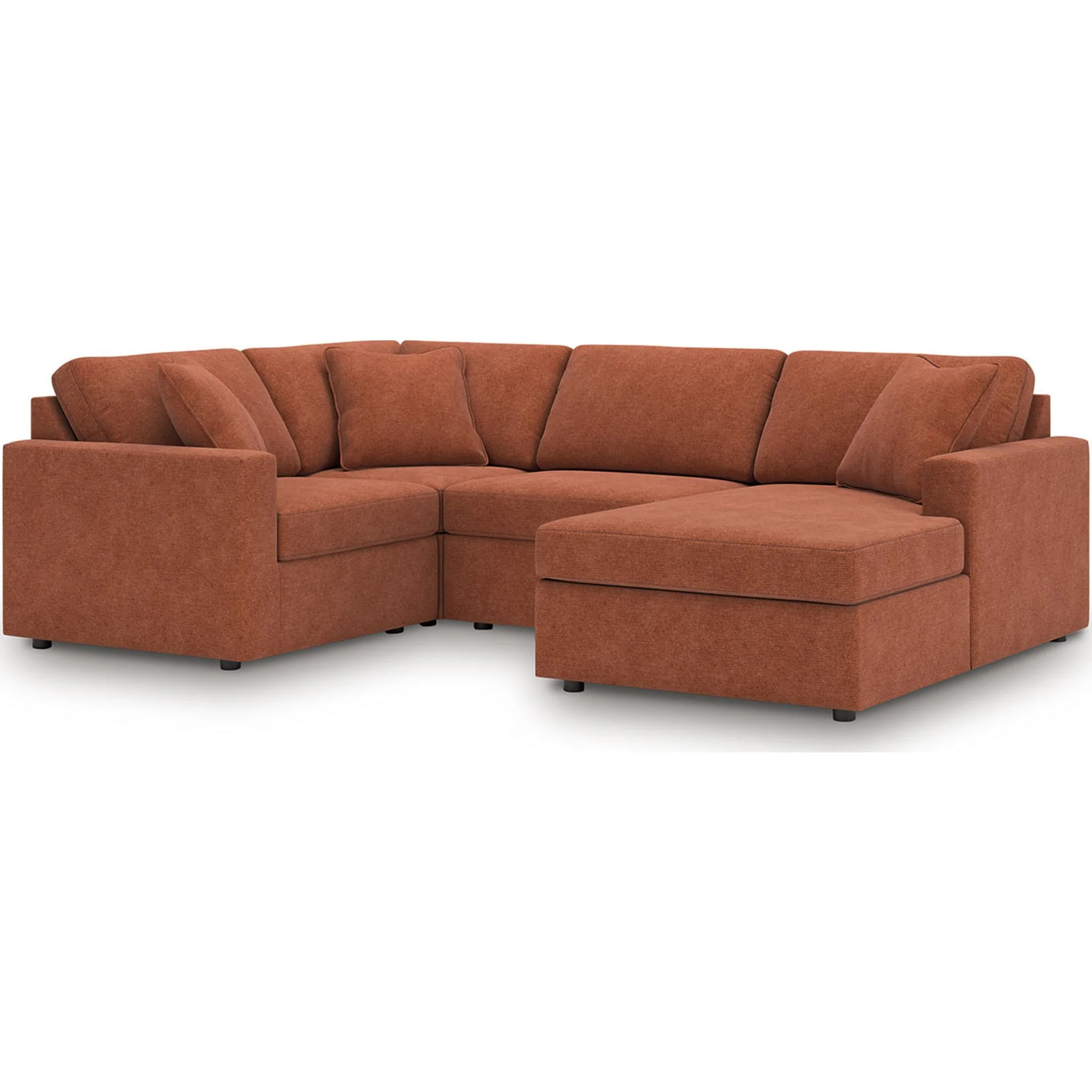Modmax 4 Piece Modular Sectional with Chaise - Image 36