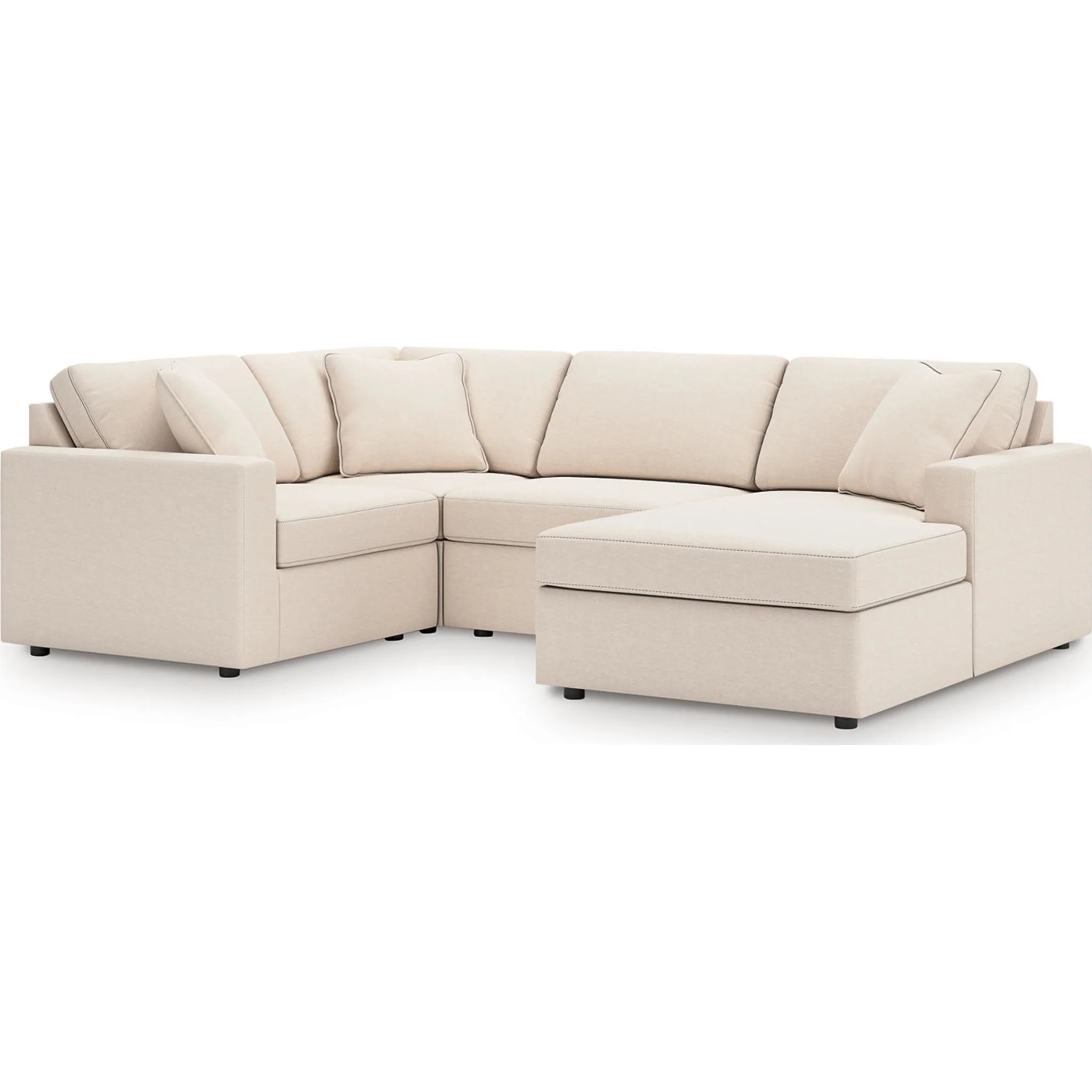 Modmax 4 Piece Modular Sectional with Chaise - Image 72