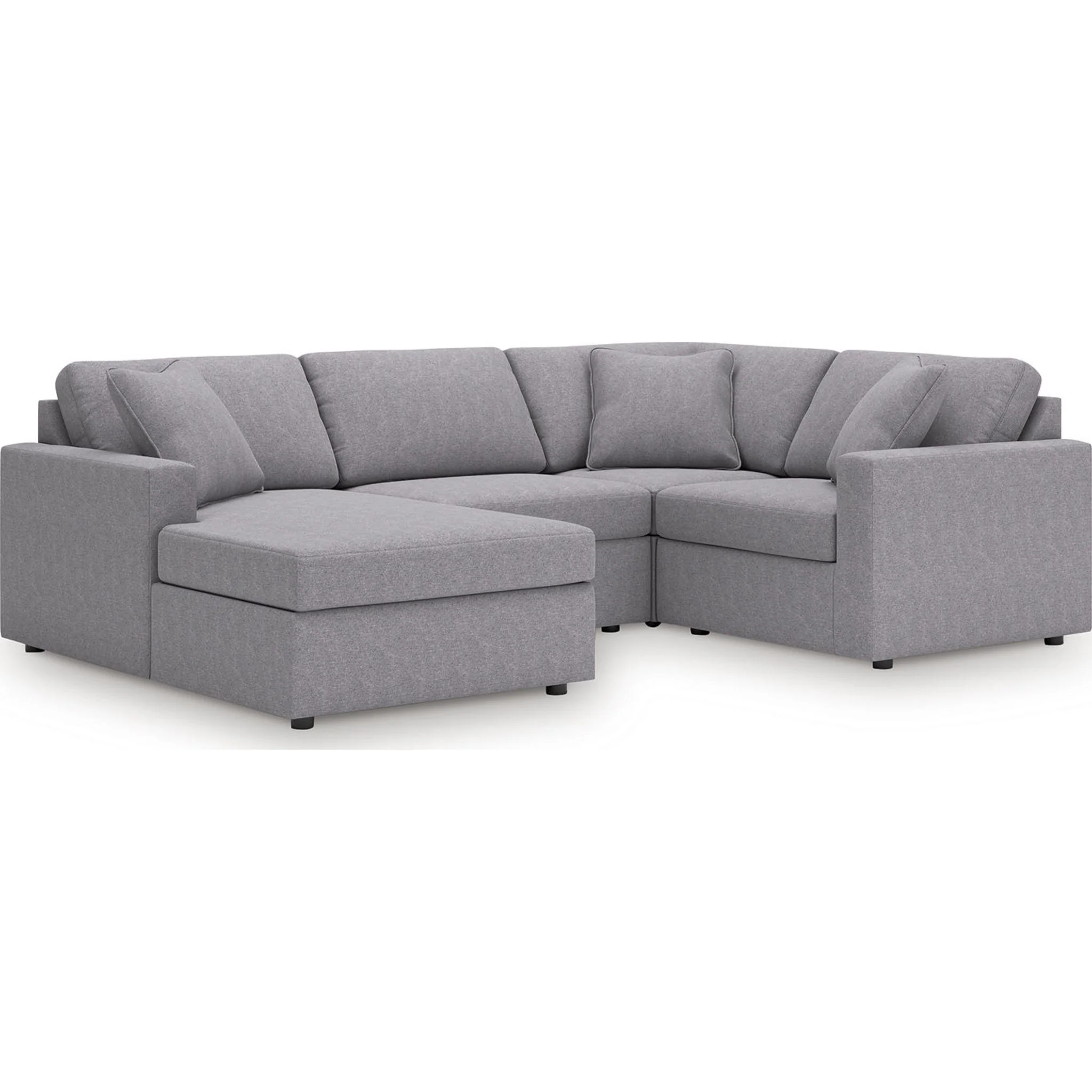 Modmax 4 Piece Modular Sectional with Chaise - Image 89