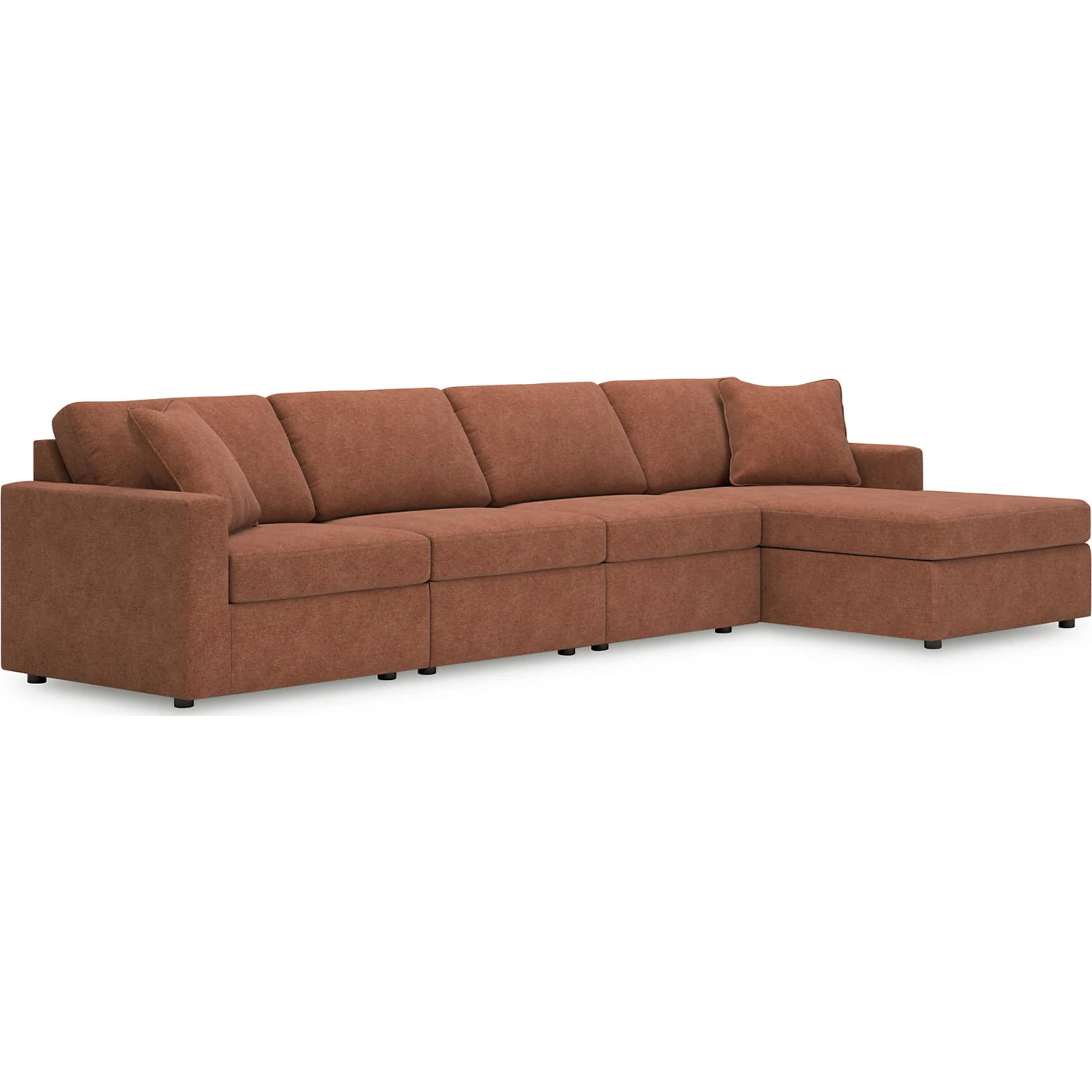 Modmax 4 Piece Modular Sectional with Chaise - Image 16
