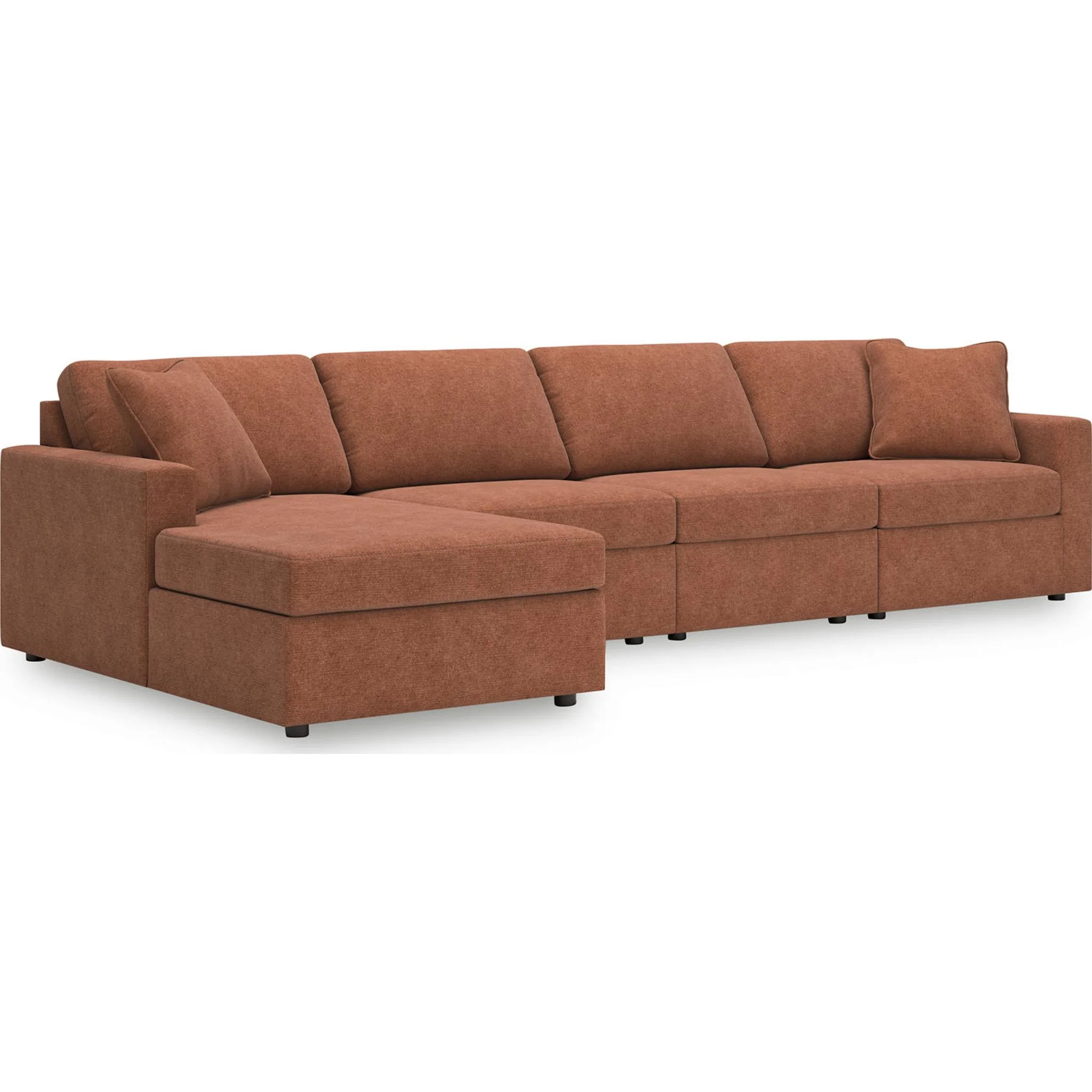 Modmax 4 Piece Modular Sectional with Chaise - Image 23