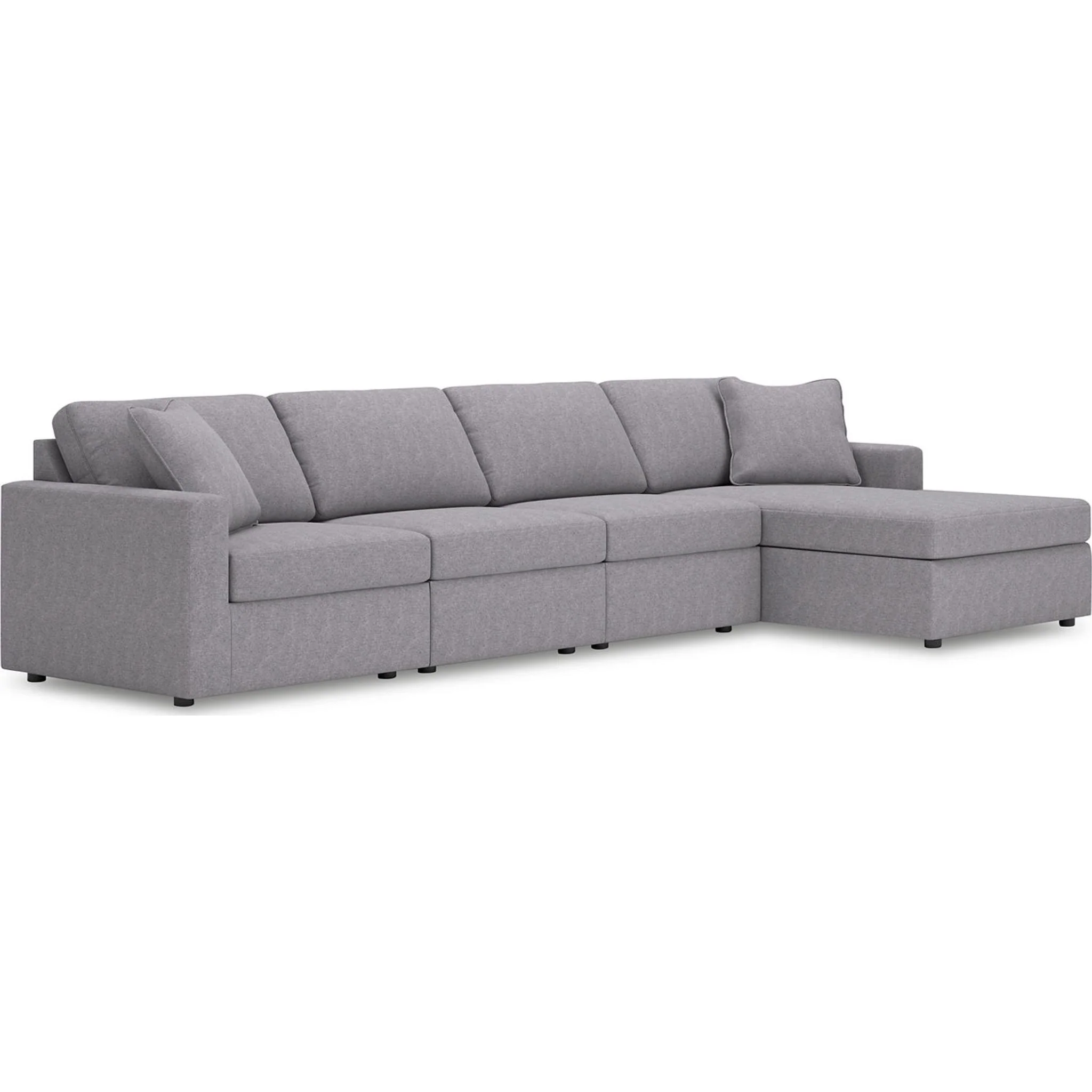 Modmax 4 Piece Modular Sectional with Chaise - Image 26
