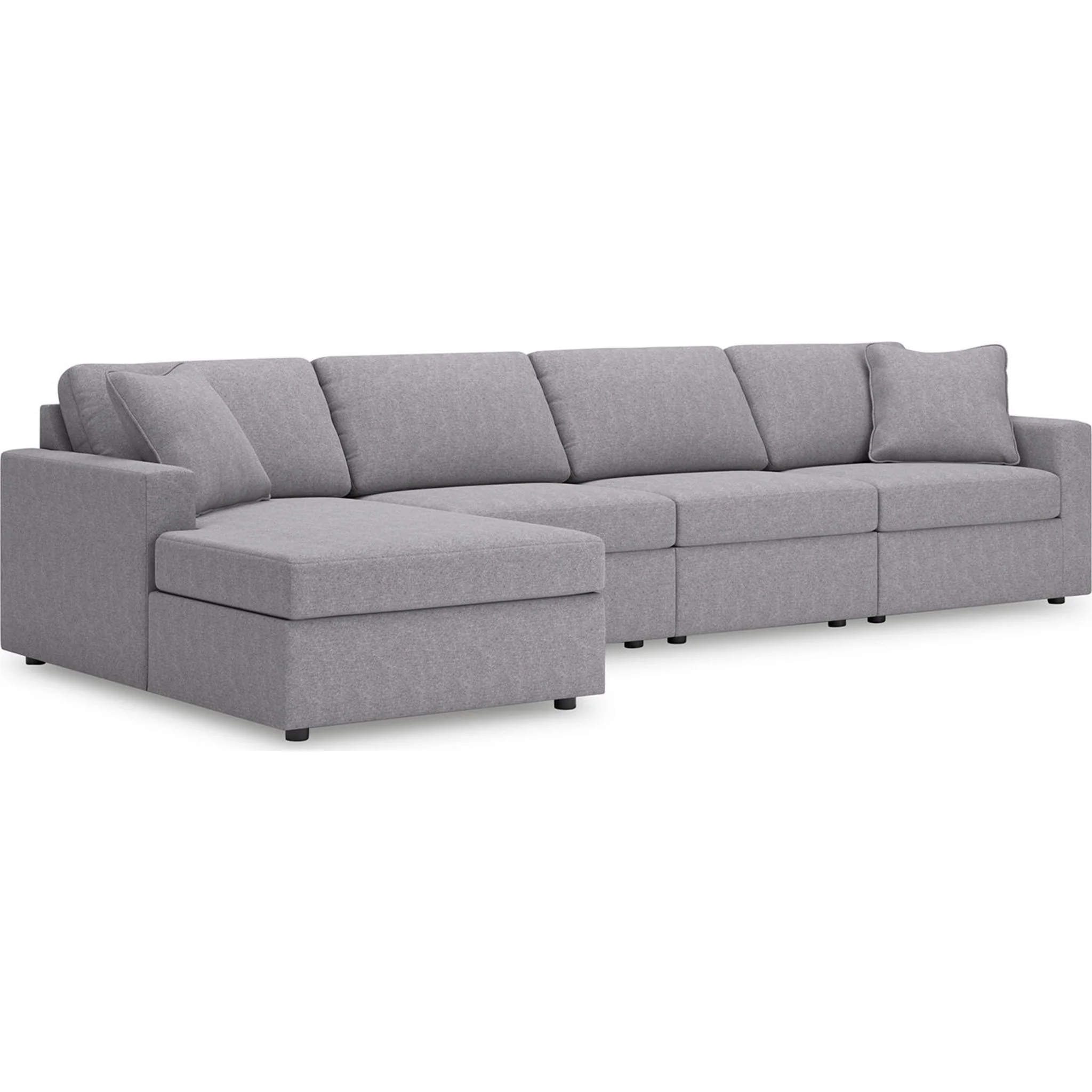 Modmax 4 Piece Modular Sectional with Chaise - Image 33