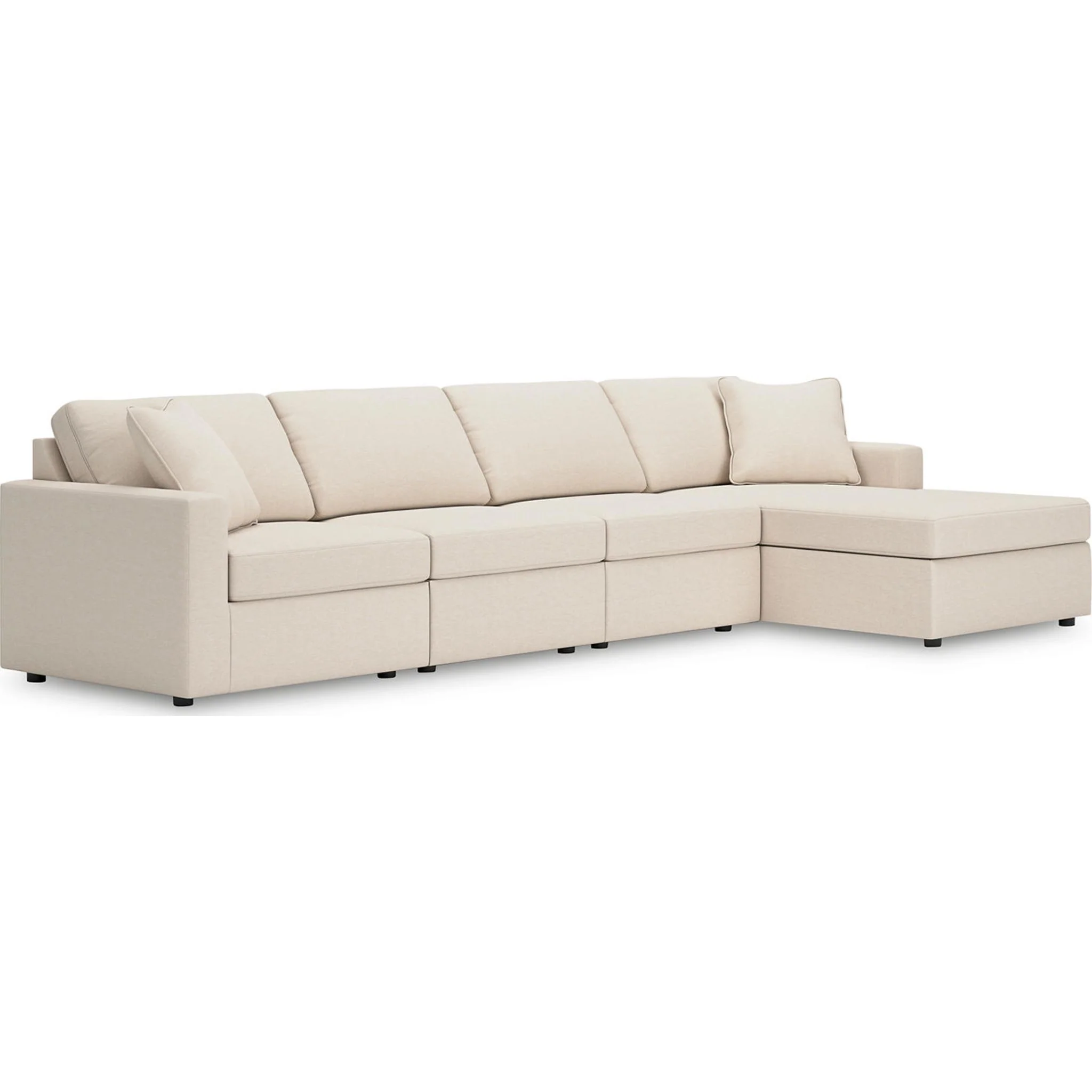 Modmax 4 Piece Modular Sectional with Chaise - Image 39