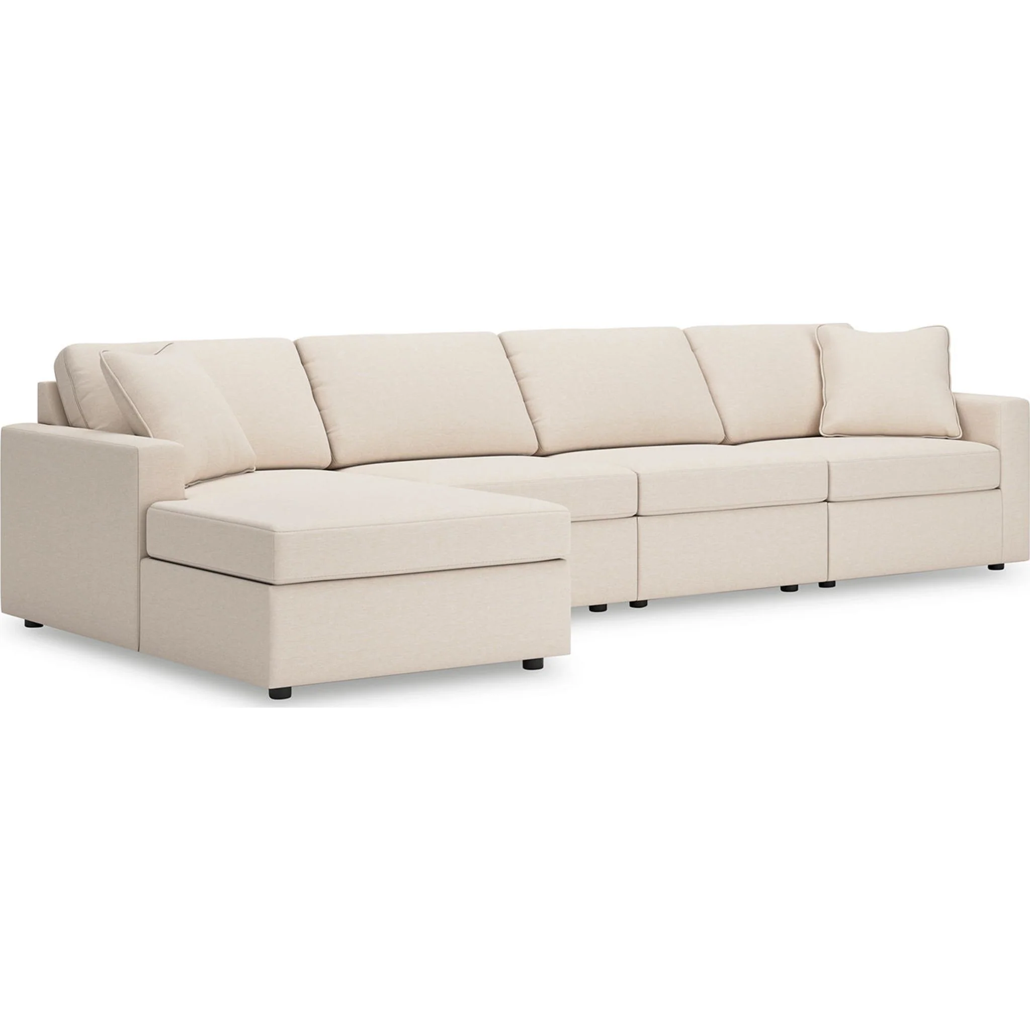 Modmax 4 Piece Modular Sectional with Chaise - Image 8