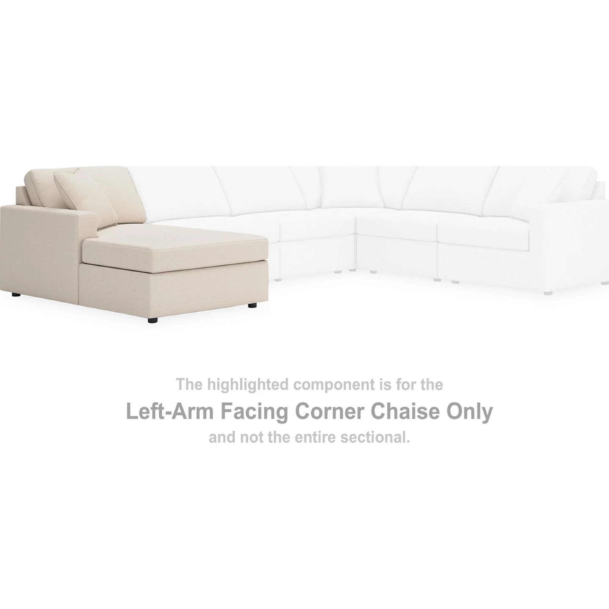 Modmax 4 Piece Modular Sectional with Double Chaise - Image 23