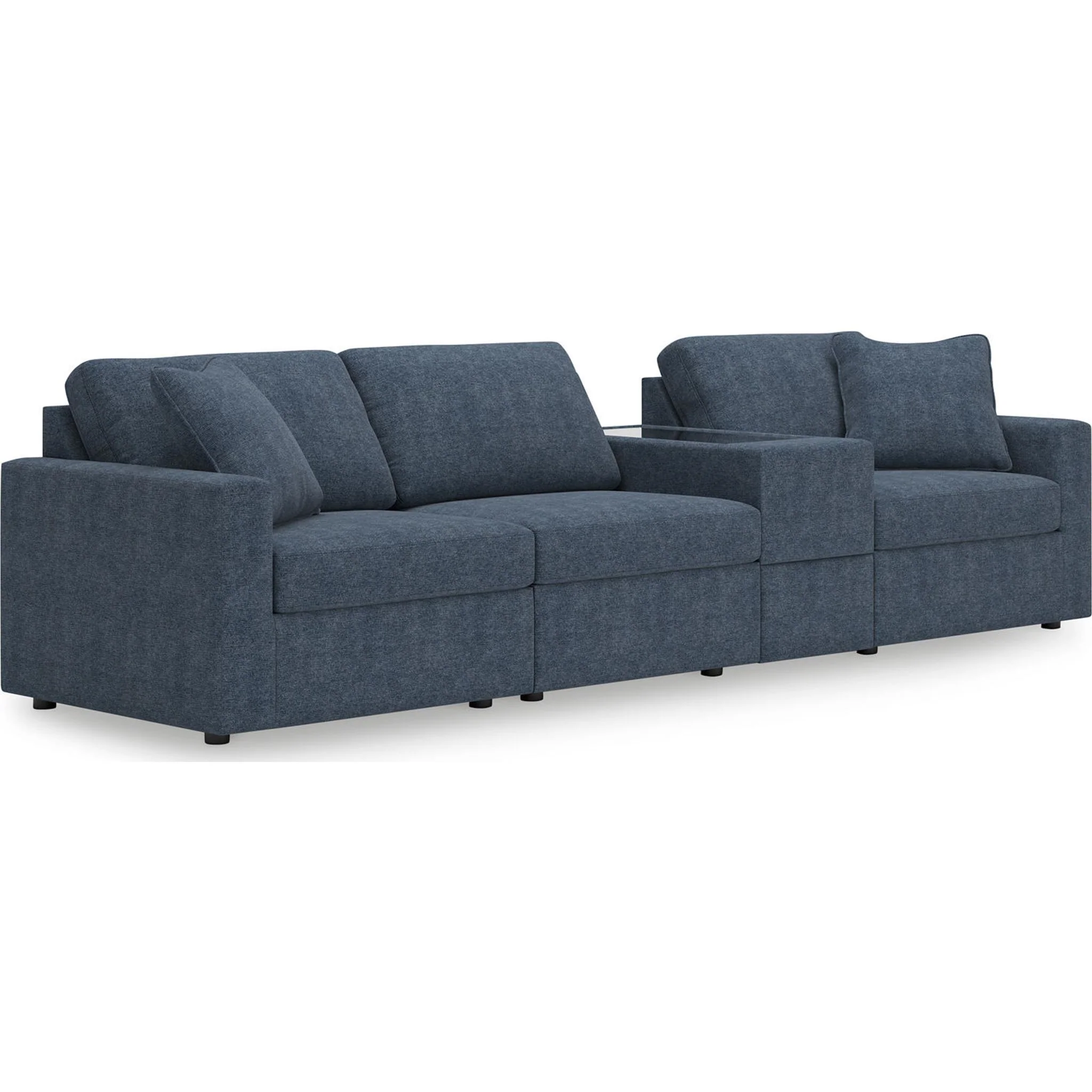 Modmax 4 Piece Modular Sectional with Storage Console - Image 12
