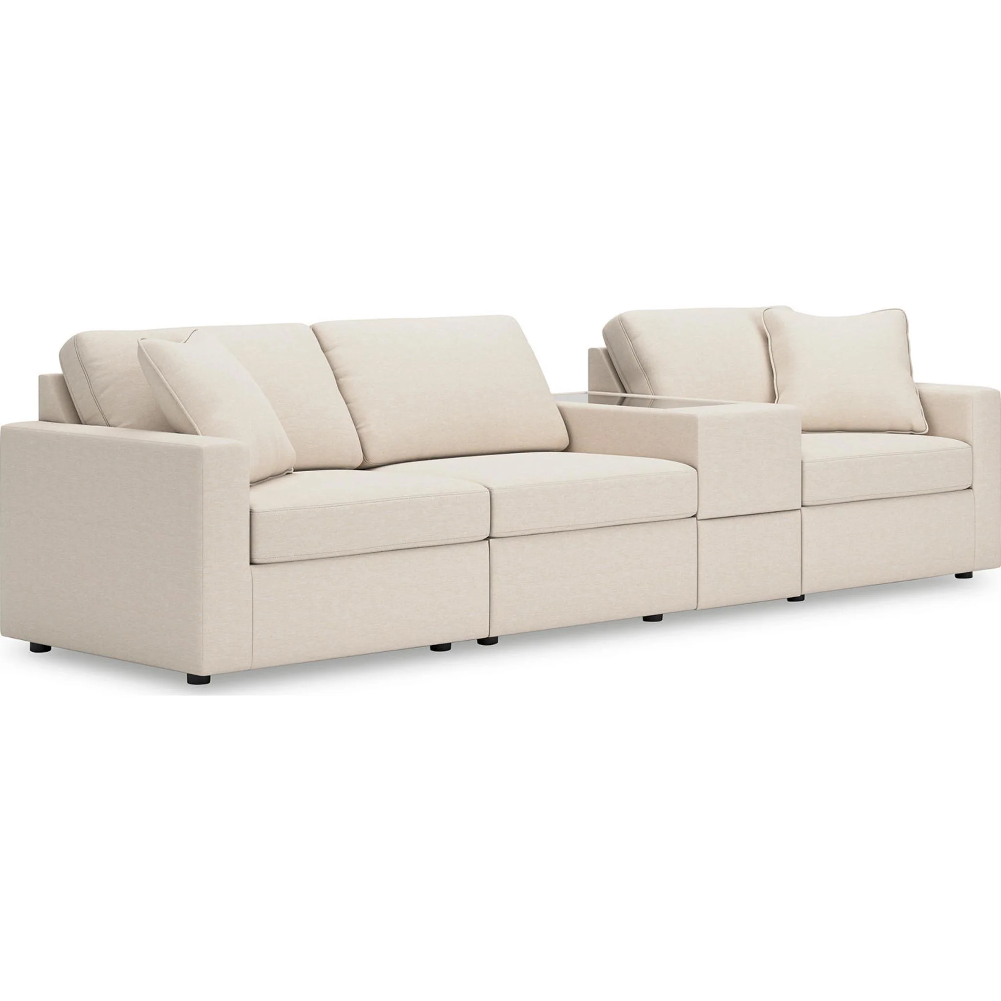 Modmax 4 Piece Modular Sectional with Storage Console - Image 6