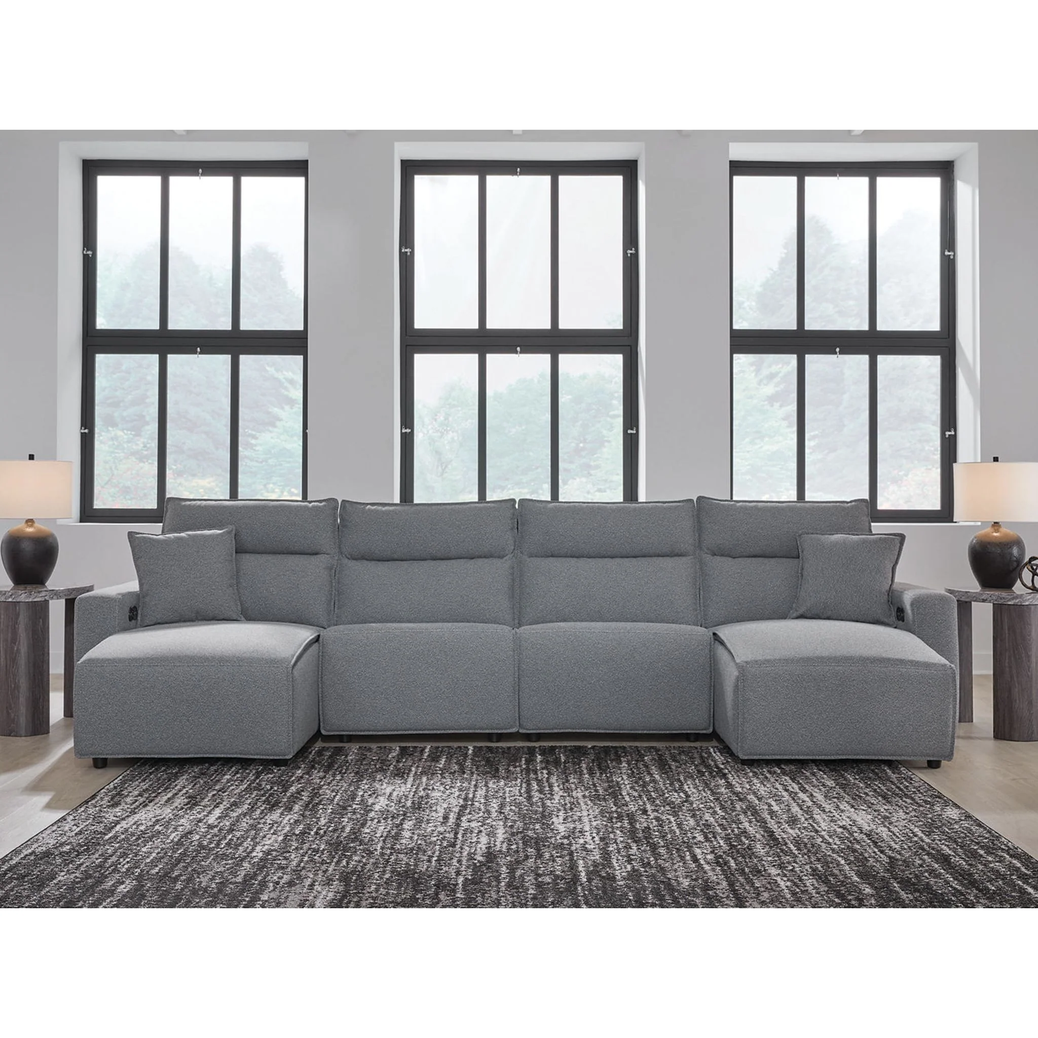 Modmax II 4 Piece Modular Power Reclining Sectional with Dual Chaise - Image 5