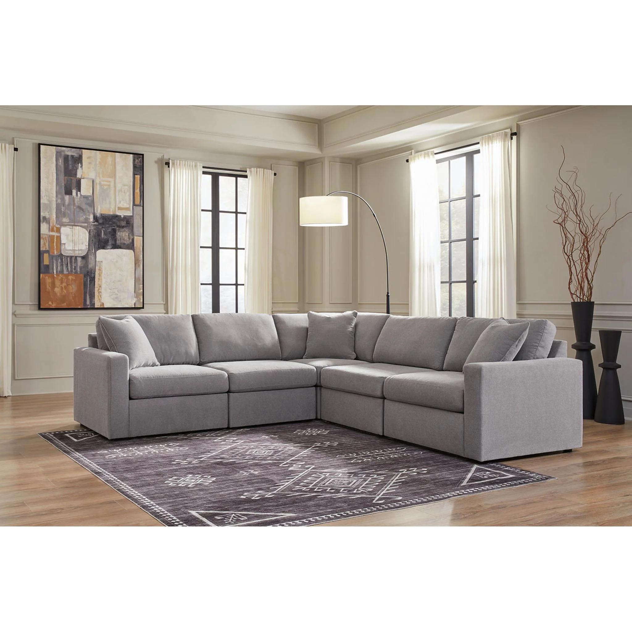 Modmax 5 Piece Modular Sectional - Image 29