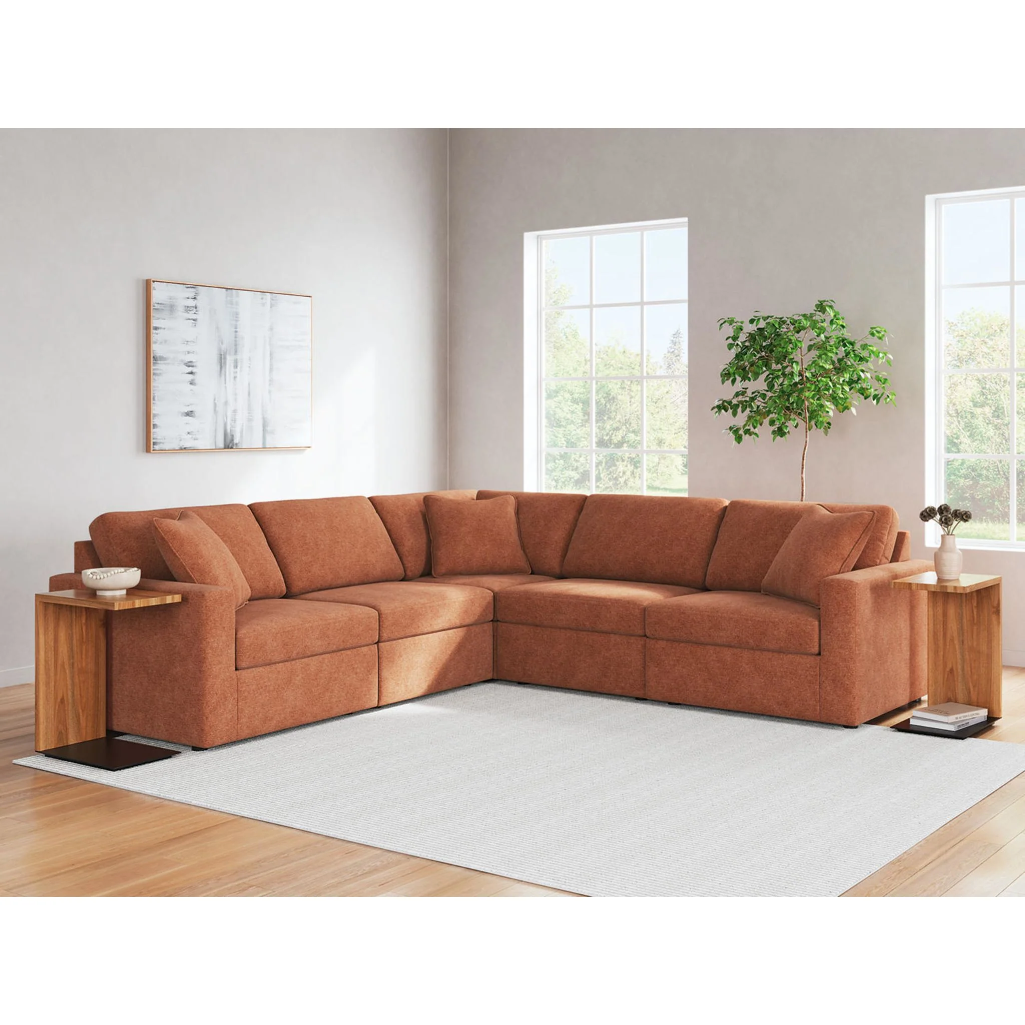 Modmax 5 Piece Modular Sectional - Image 4