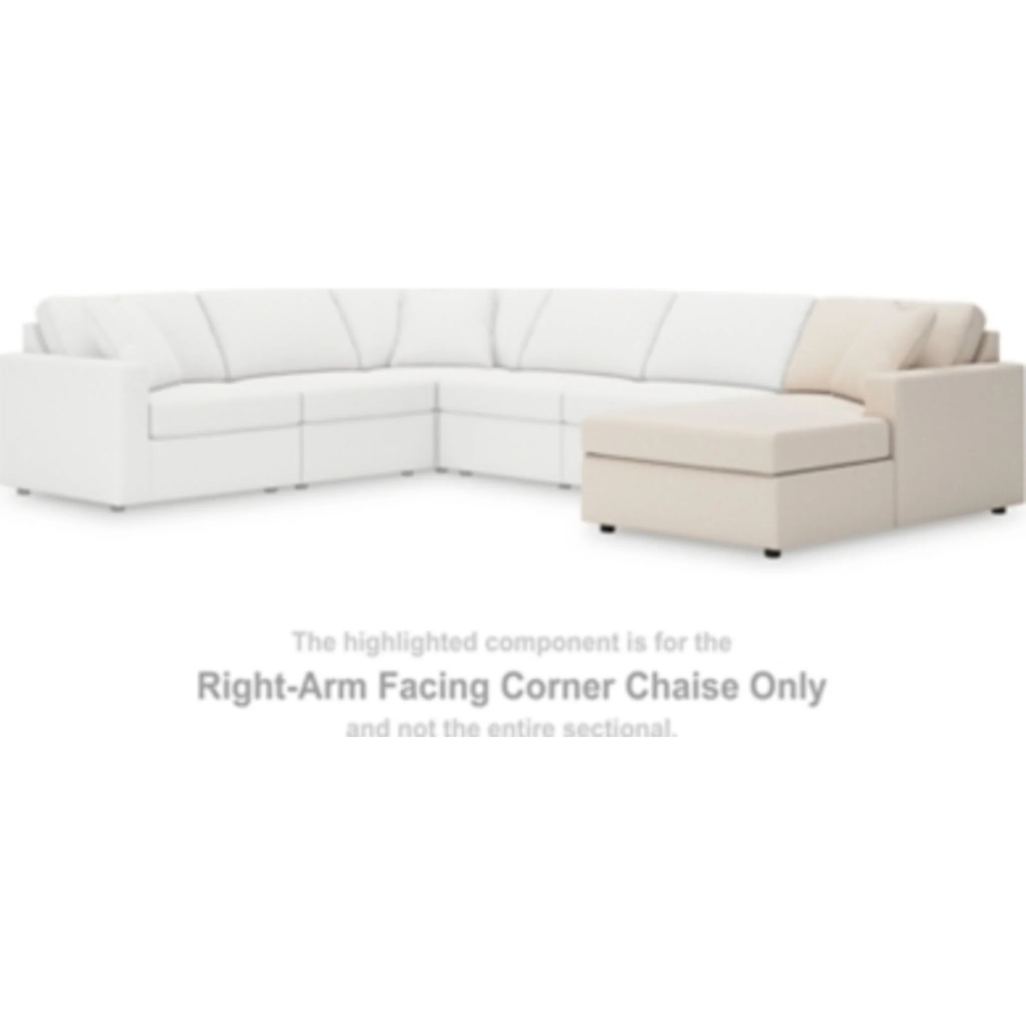 Modmax 5 Piece Modular Sectional Double Chaise with Audio Consoles - Image 10