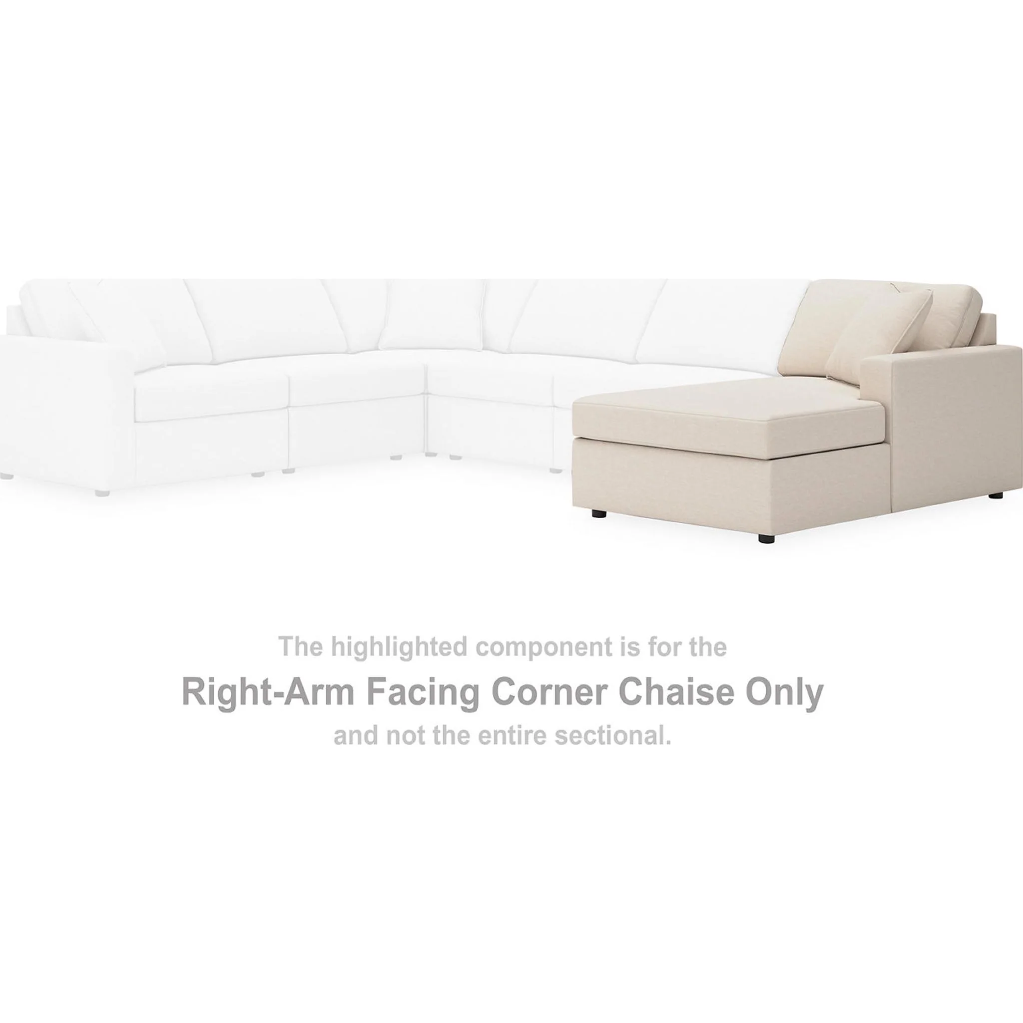 Modmax 5 Piece Modular Sectional Double Chaise with Audio Consoles - Image 11