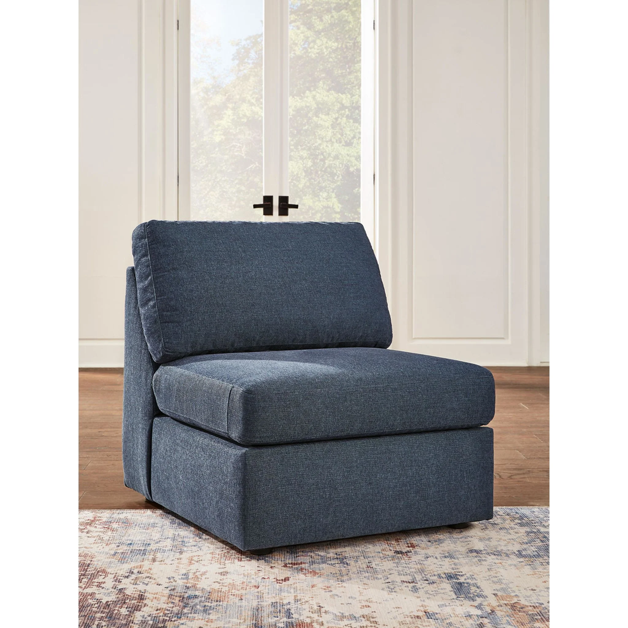 Modmax 5 Piece Modular Sectional with Audio and Storage Consoles - Image 101
