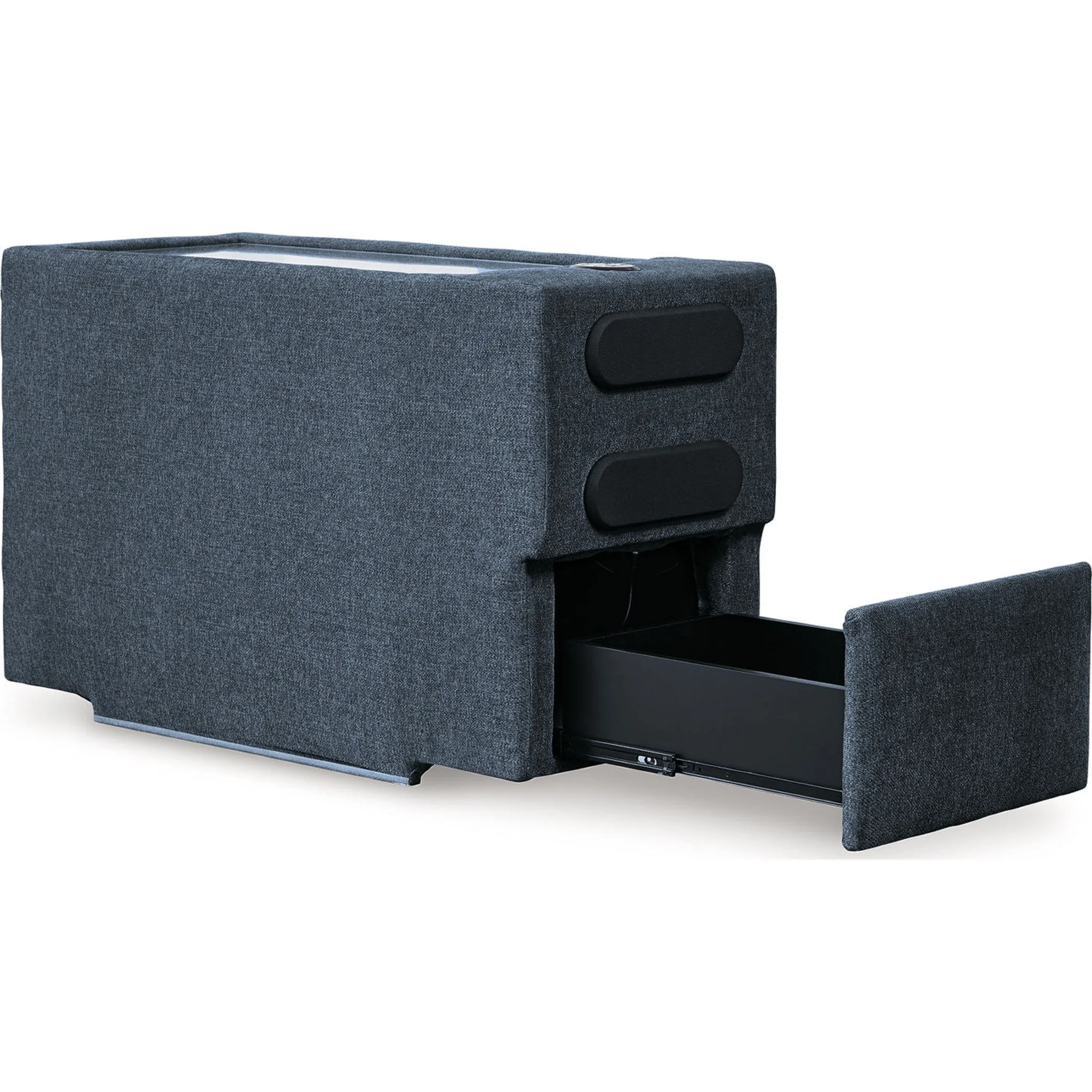 Modmax 5 Piece Modular Sectional with Audio and Storage Consoles - Image 76