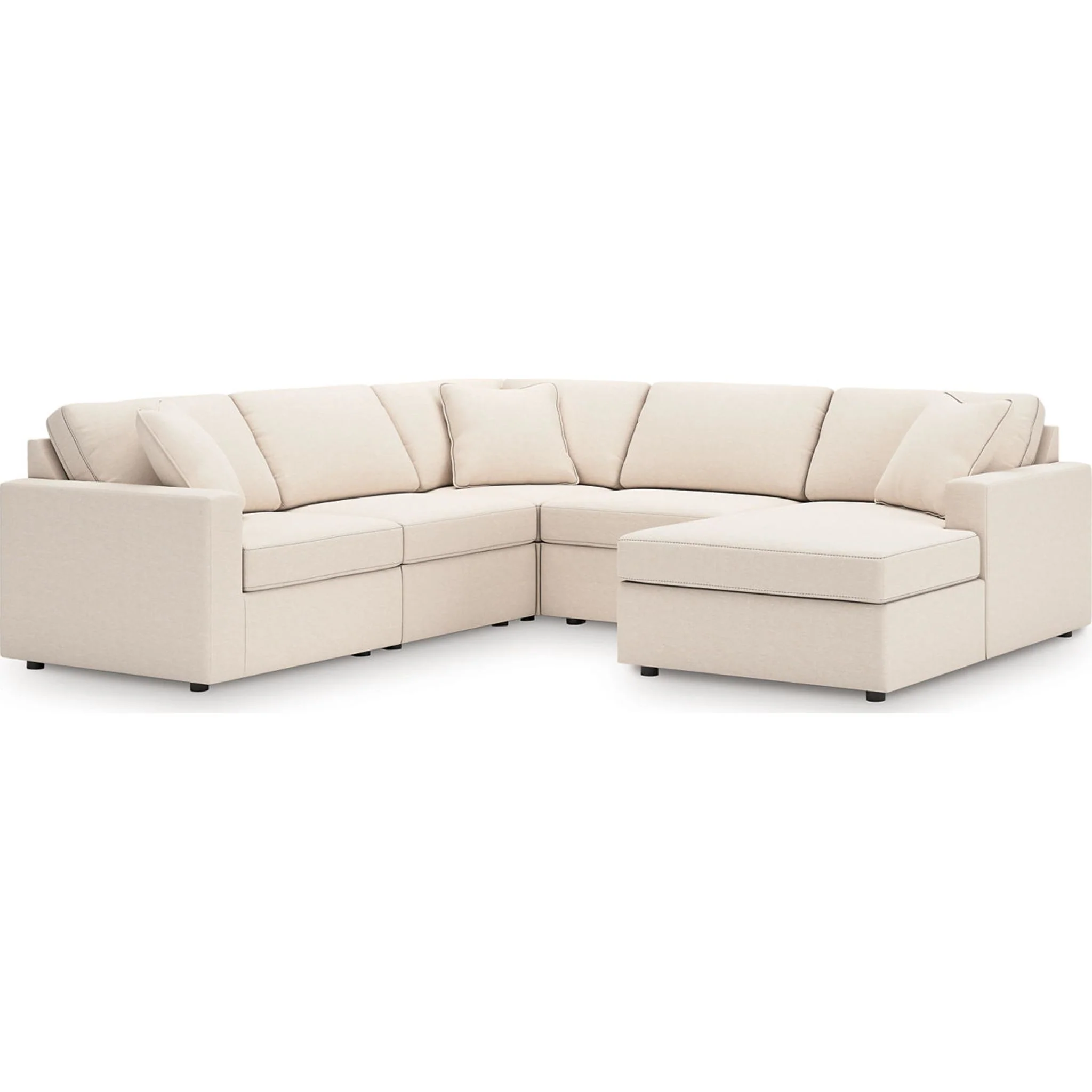 Modmax 5 Piece Modular Sectional with Chaise - Image 2