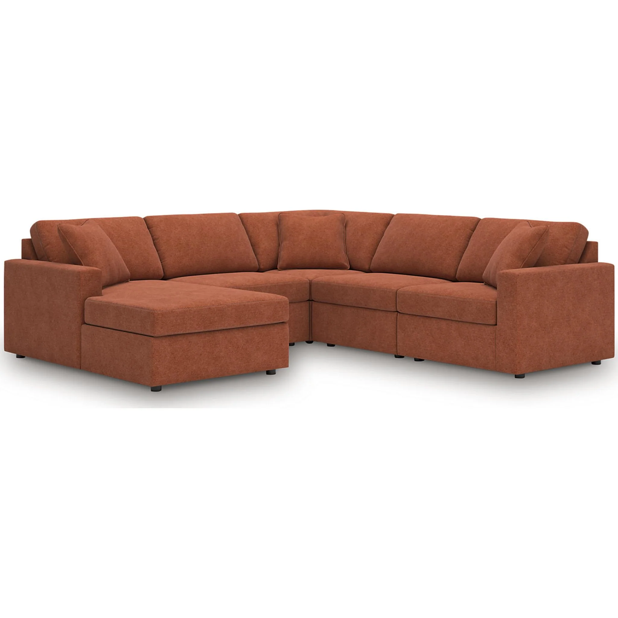 Modmax 5 Piece Modular Sectional with Chaise - Image 25