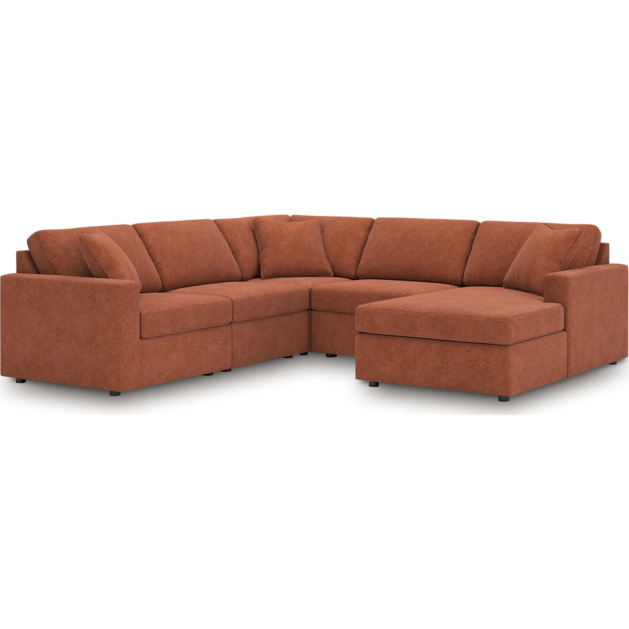 Modmax 5 Piece Modular Sectional with Chaise - Image 6