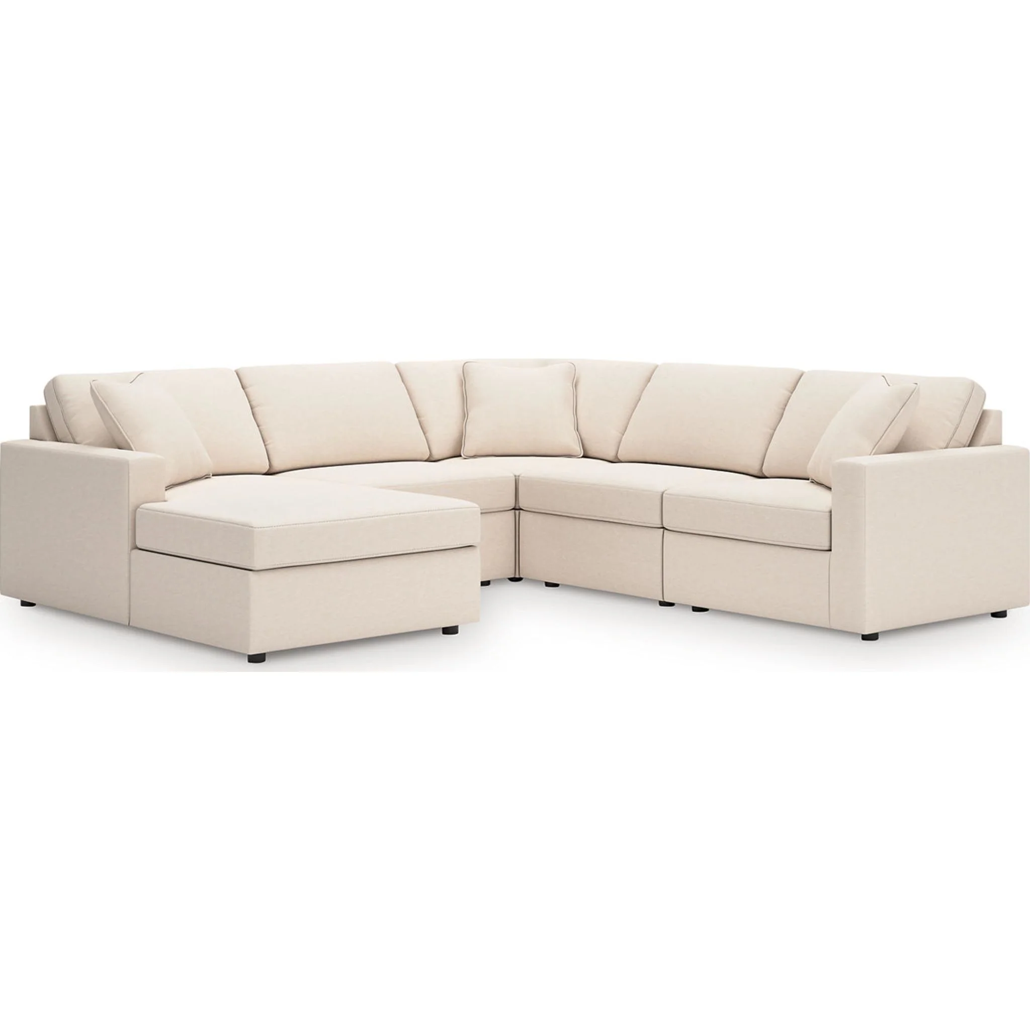Modmax 5 Piece Modular Sectional with Chaise - Image 67