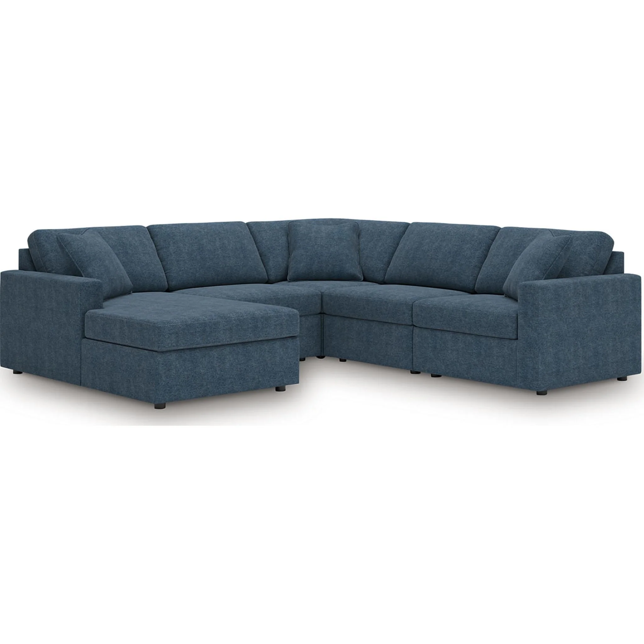 Modmax 5 Piece Modular Sectional with Chaise - Image 75