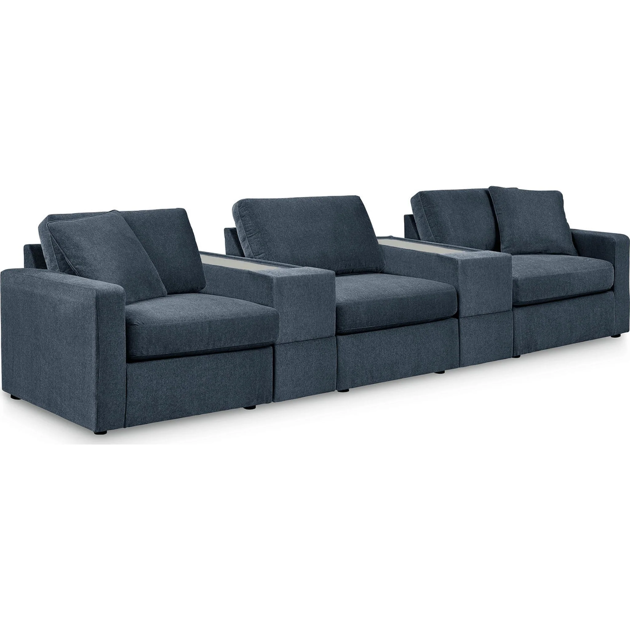 Modmax 5 Piece Modular Sectional with Storage Consoles - Image 11