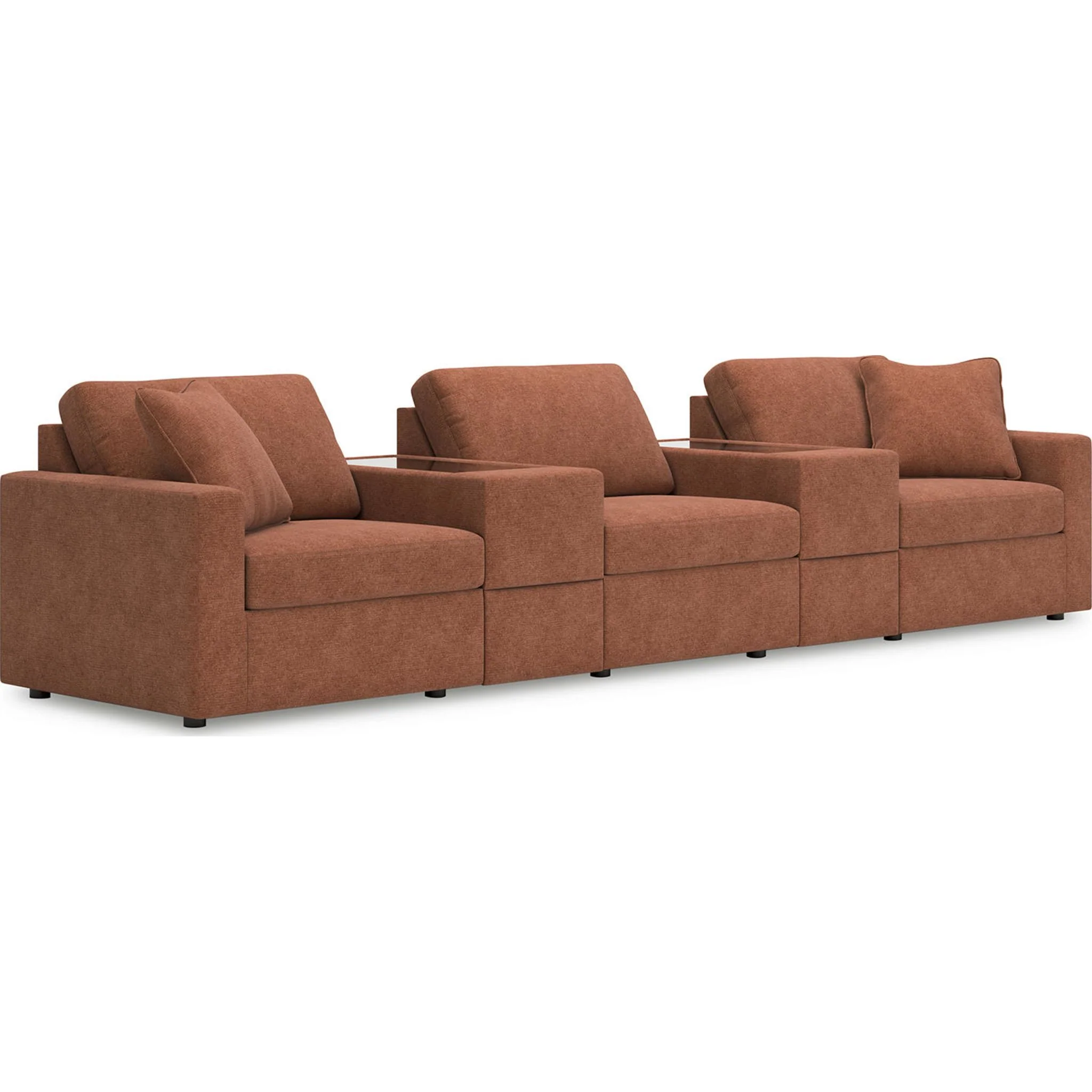 Modmax 5 Piece Modular Sectional with Storage Consoles - Image 17