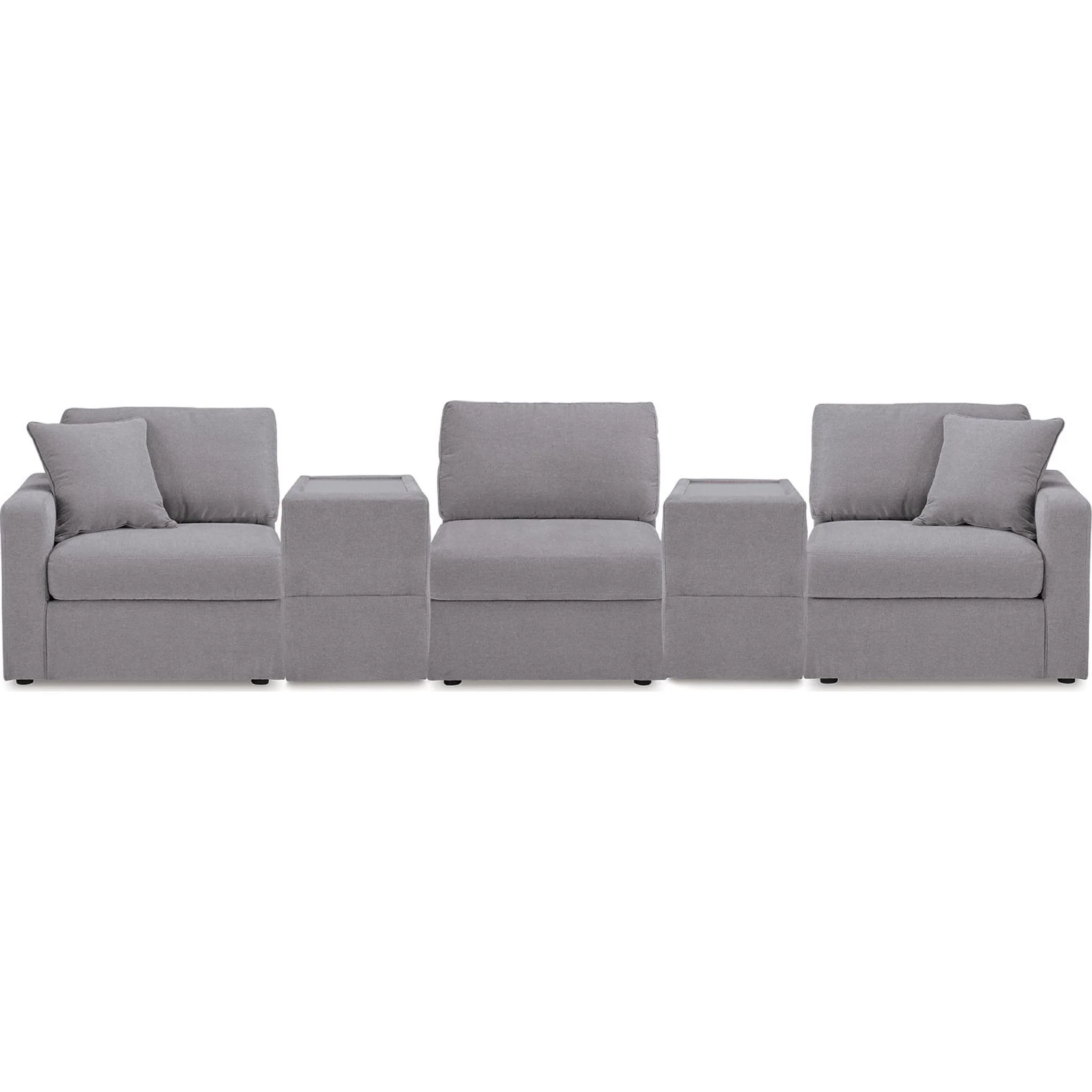 Modmax 5 Piece Modular Sectional with Storage Consoles - Image 3