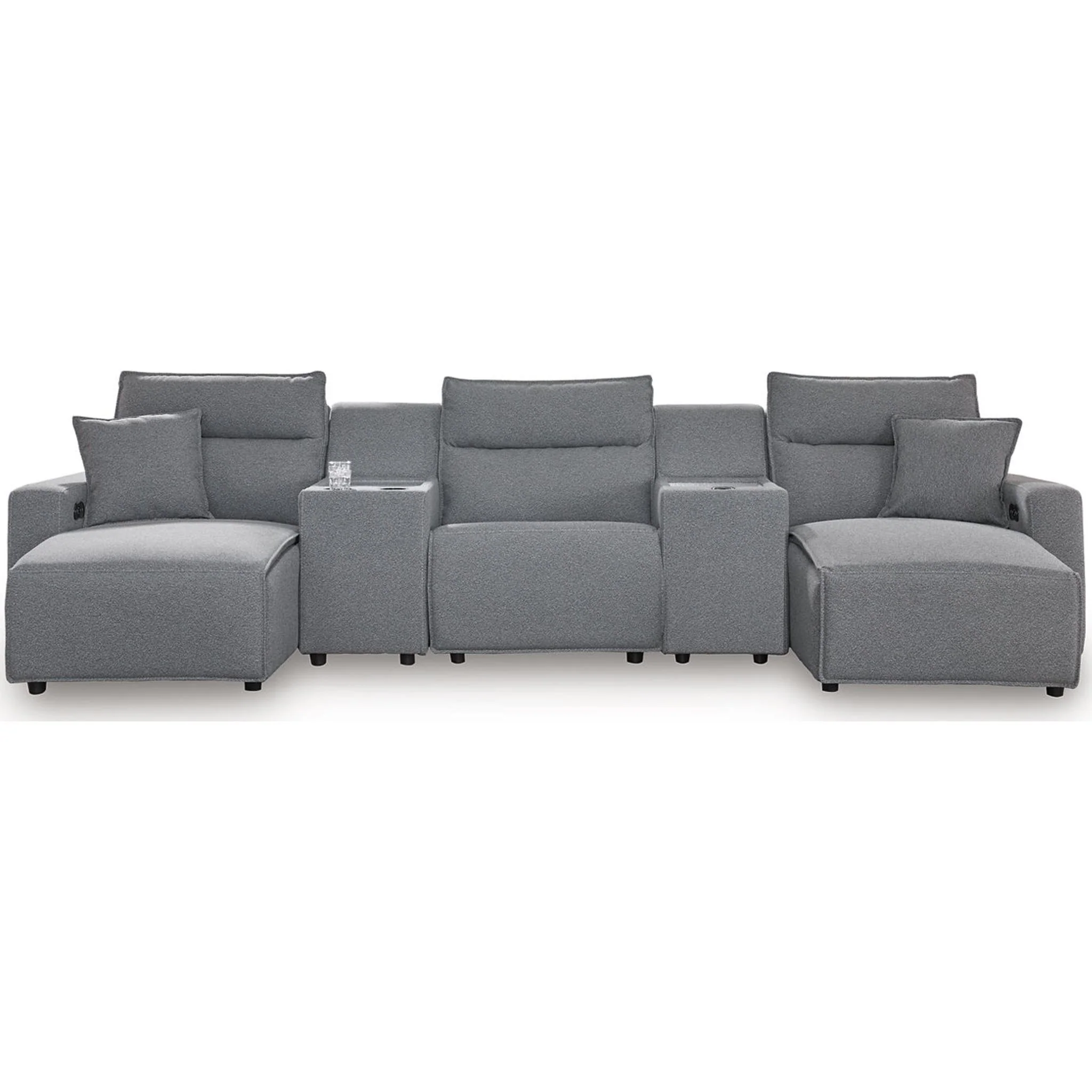Modmax II 5 Piece Modular Power Reclining Sectional with Dual Chaise - Image 2