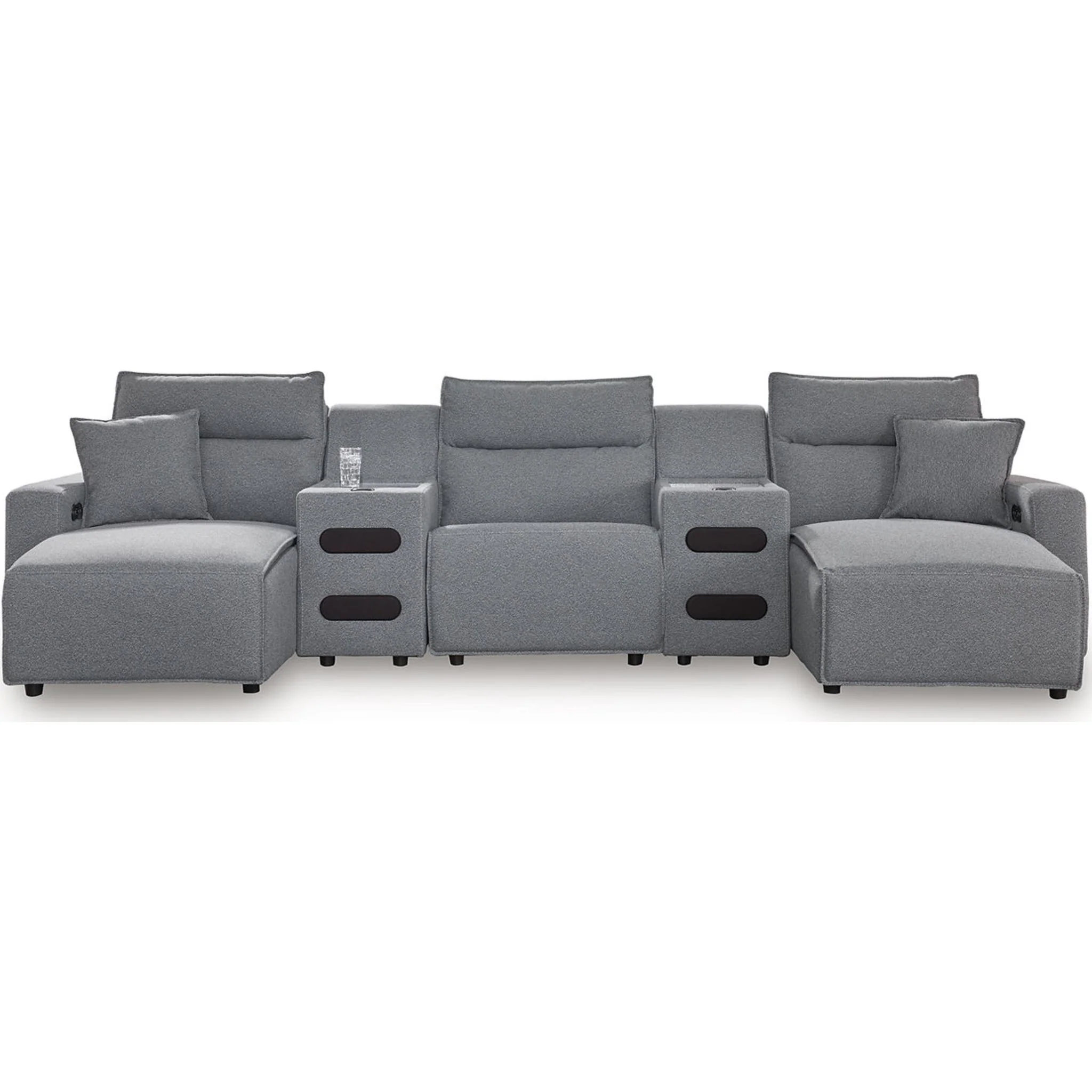Modmax II 5 Piece Modular Power Reclining Sectional with Dual Chaise - Image 2