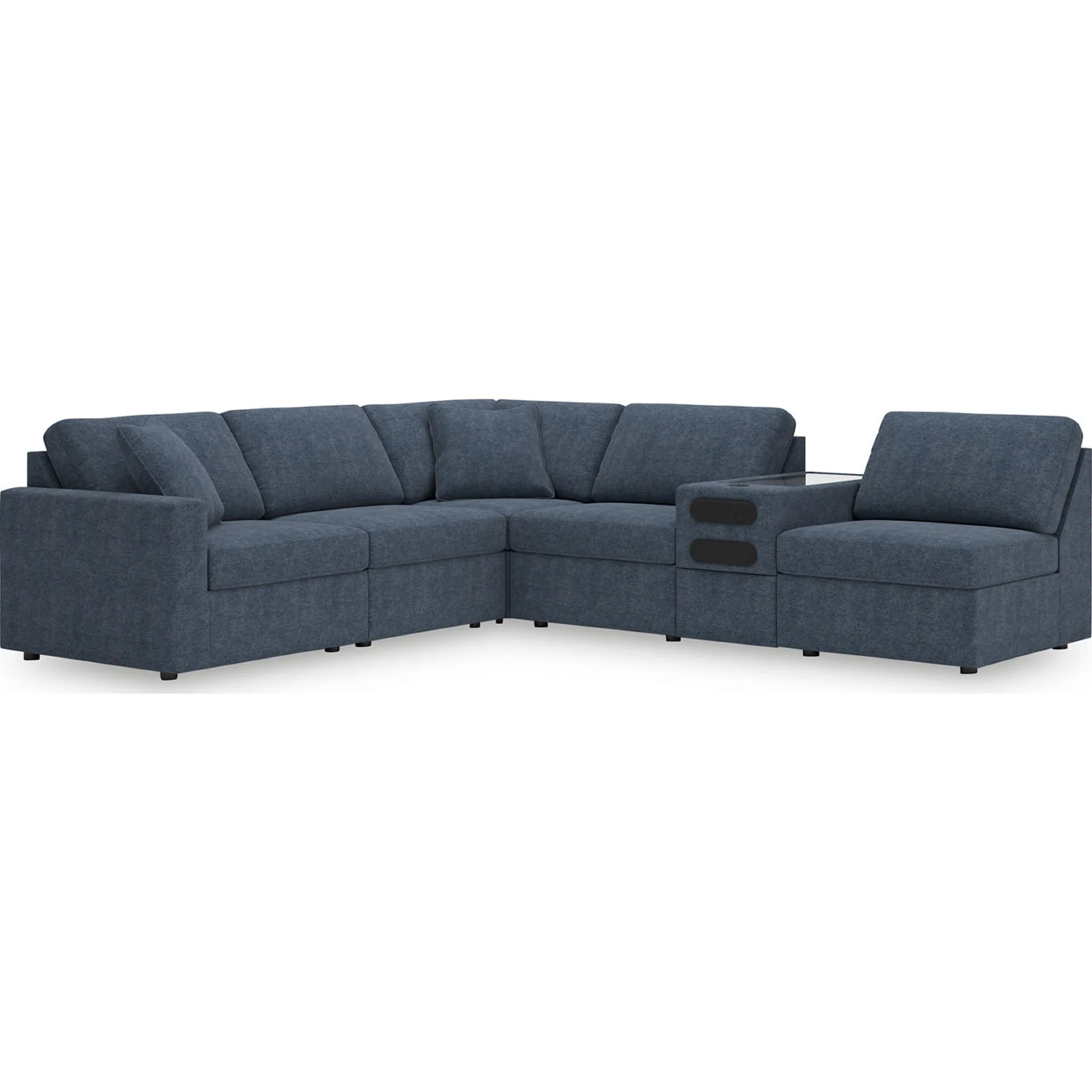 Modmax 6 Piece Modular Sectional with Audio Console - Image 11