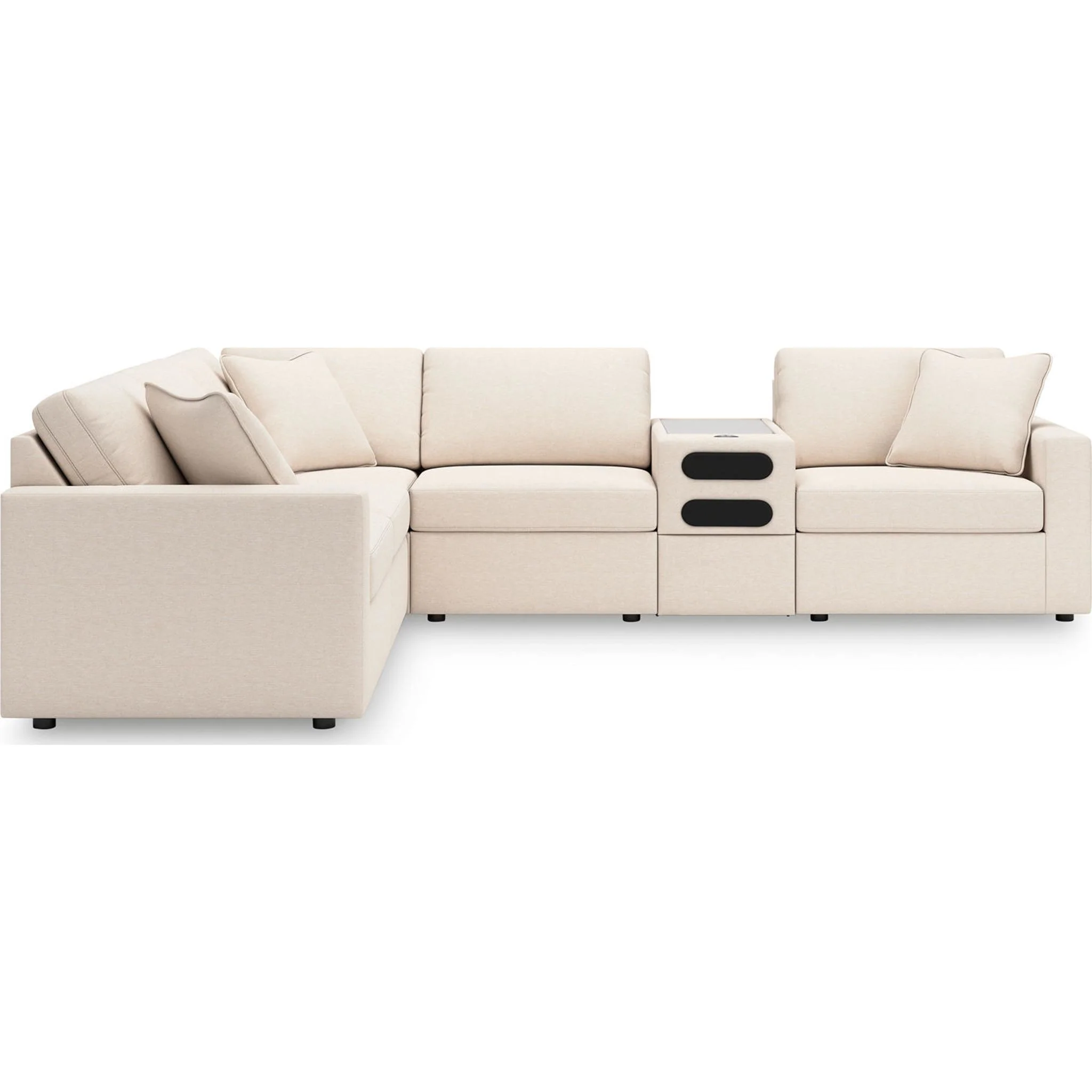 Modmax 6 Piece Modular Sectional with Audio Console - Image 18