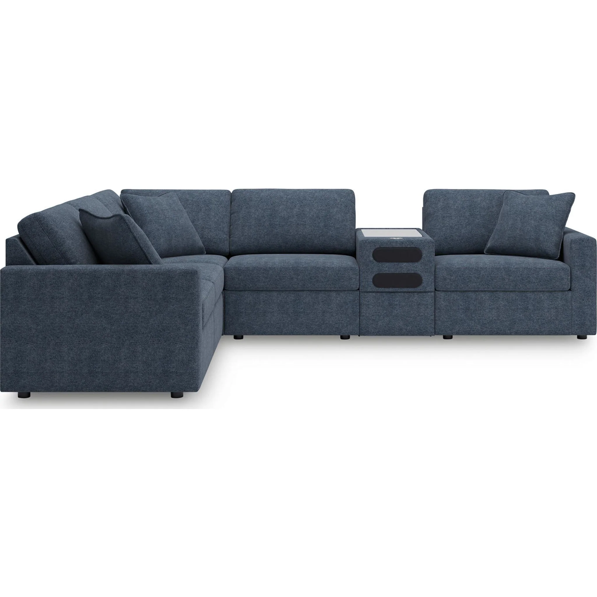 Modmax 6 Piece Modular Sectional with Audio Console - Image 3