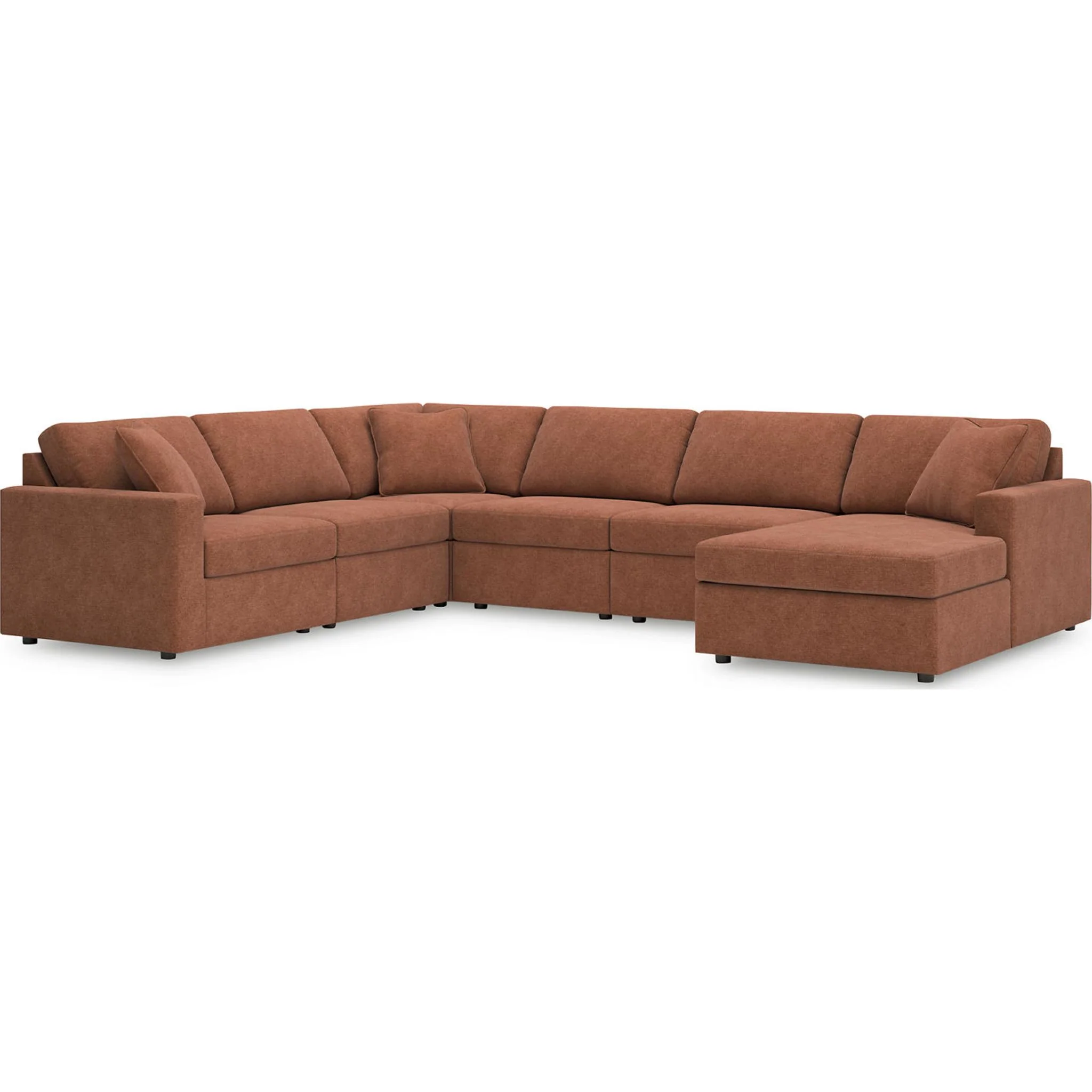 Modmax 6 Piece Modular Sectional with Chaise - Image 11
