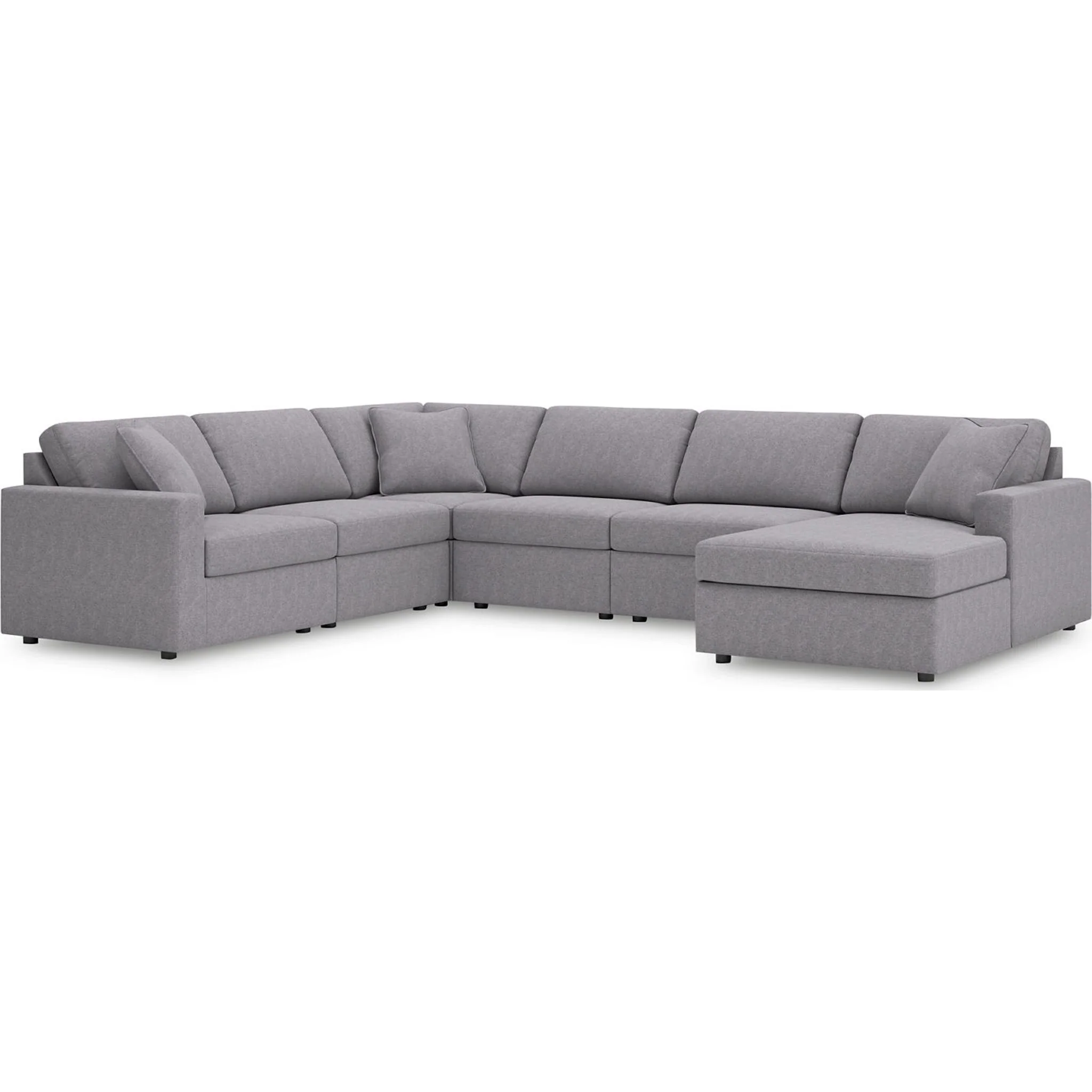 Modmax 6 Piece Modular Sectional with Chaise - Image 24