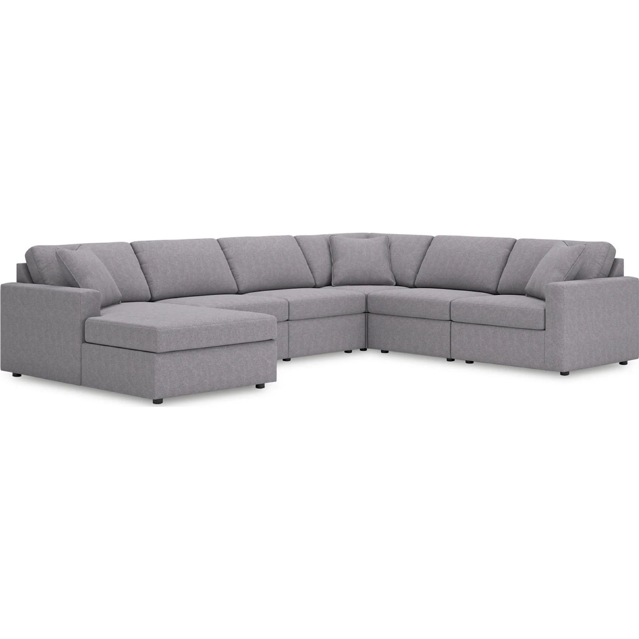 Modmax 6 Piece Modular Sectional with Chaise - Image 30