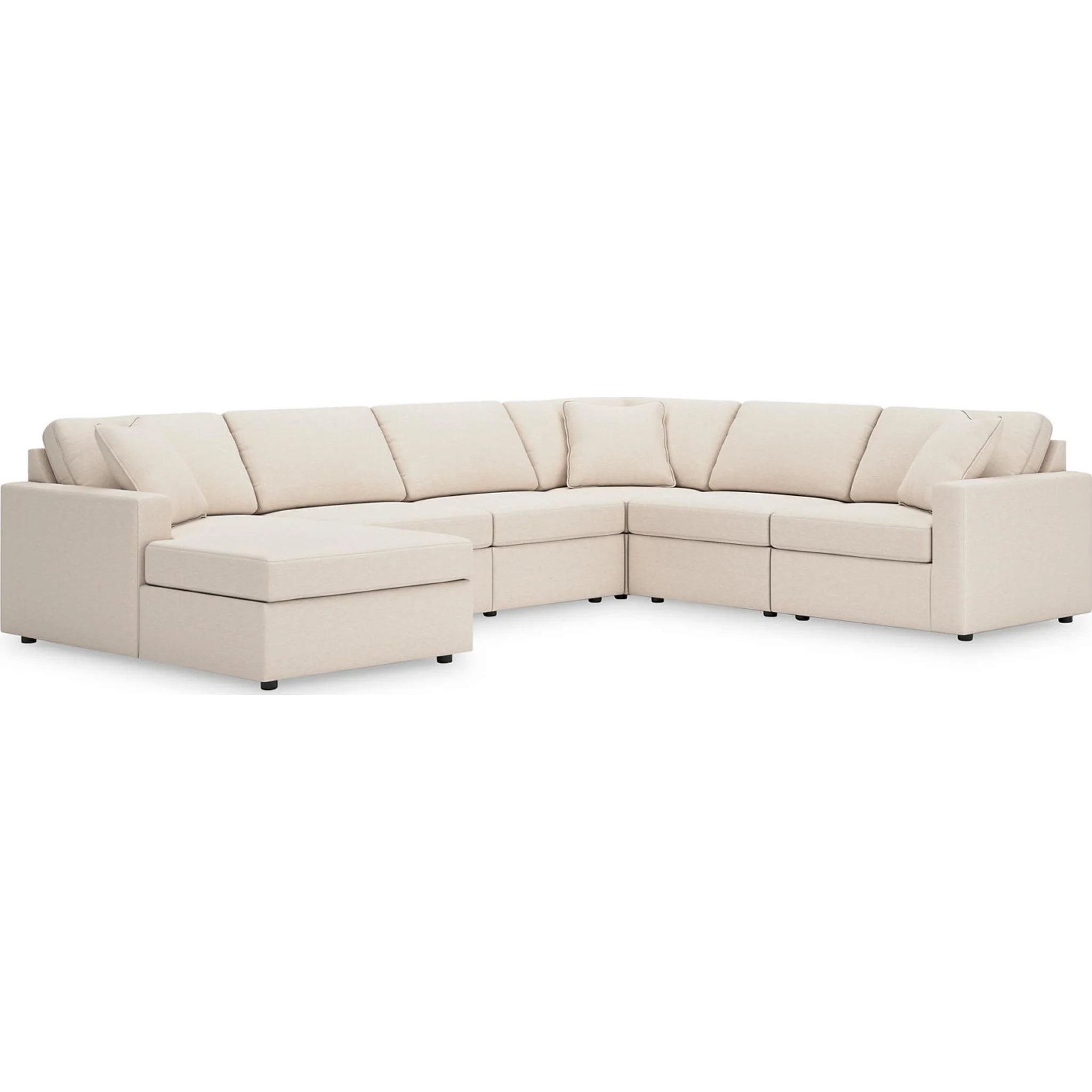 Modmax 6 Piece Modular Sectional with Chaise - Image 8