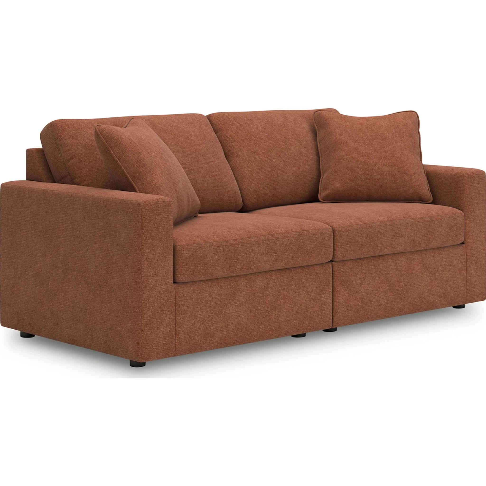 Modmax 6 Piece Modular Sectional with Chaise and Storage Console - Image 57