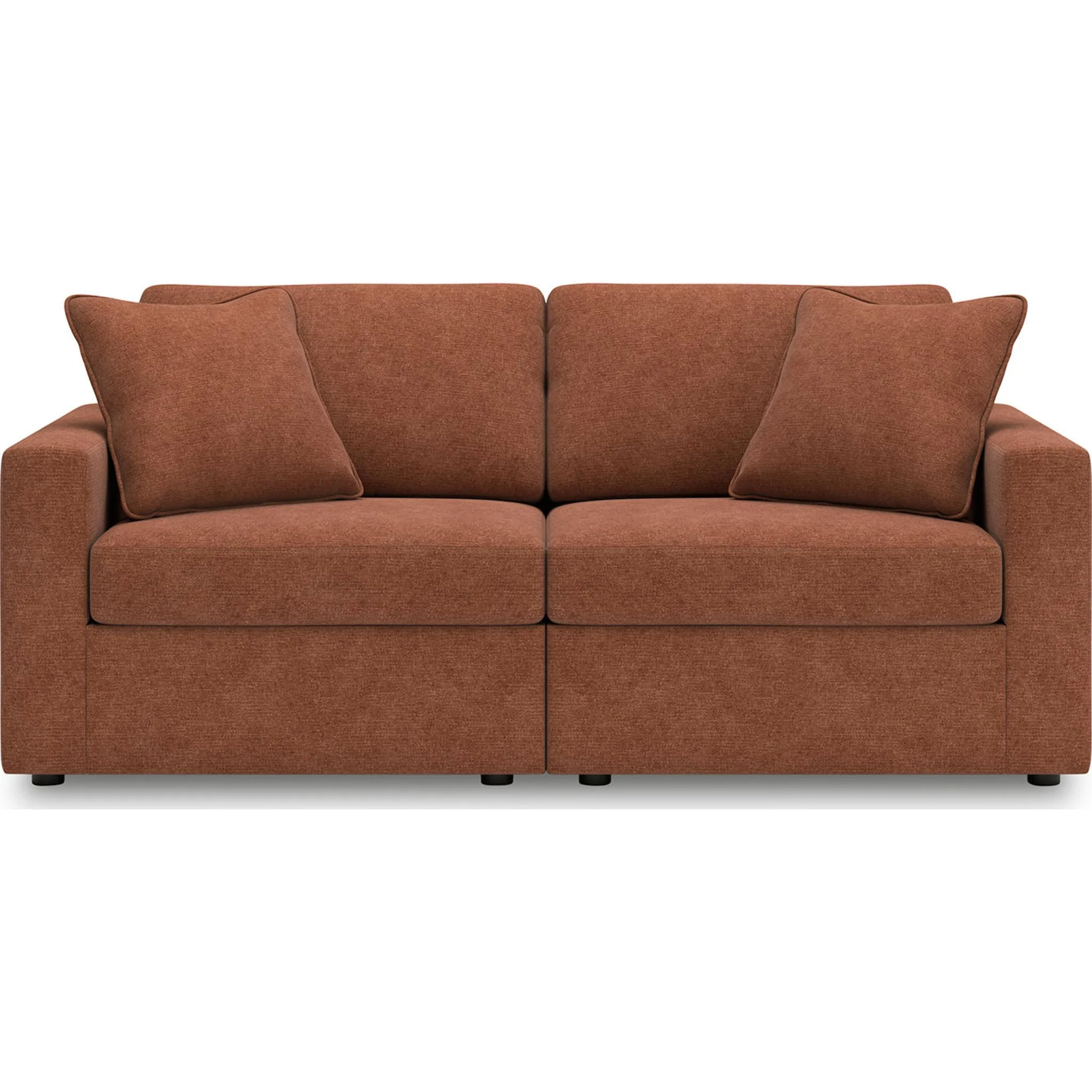 Modmax 6 Piece Modular Sectional with Chaise and Storage Console - Image 58