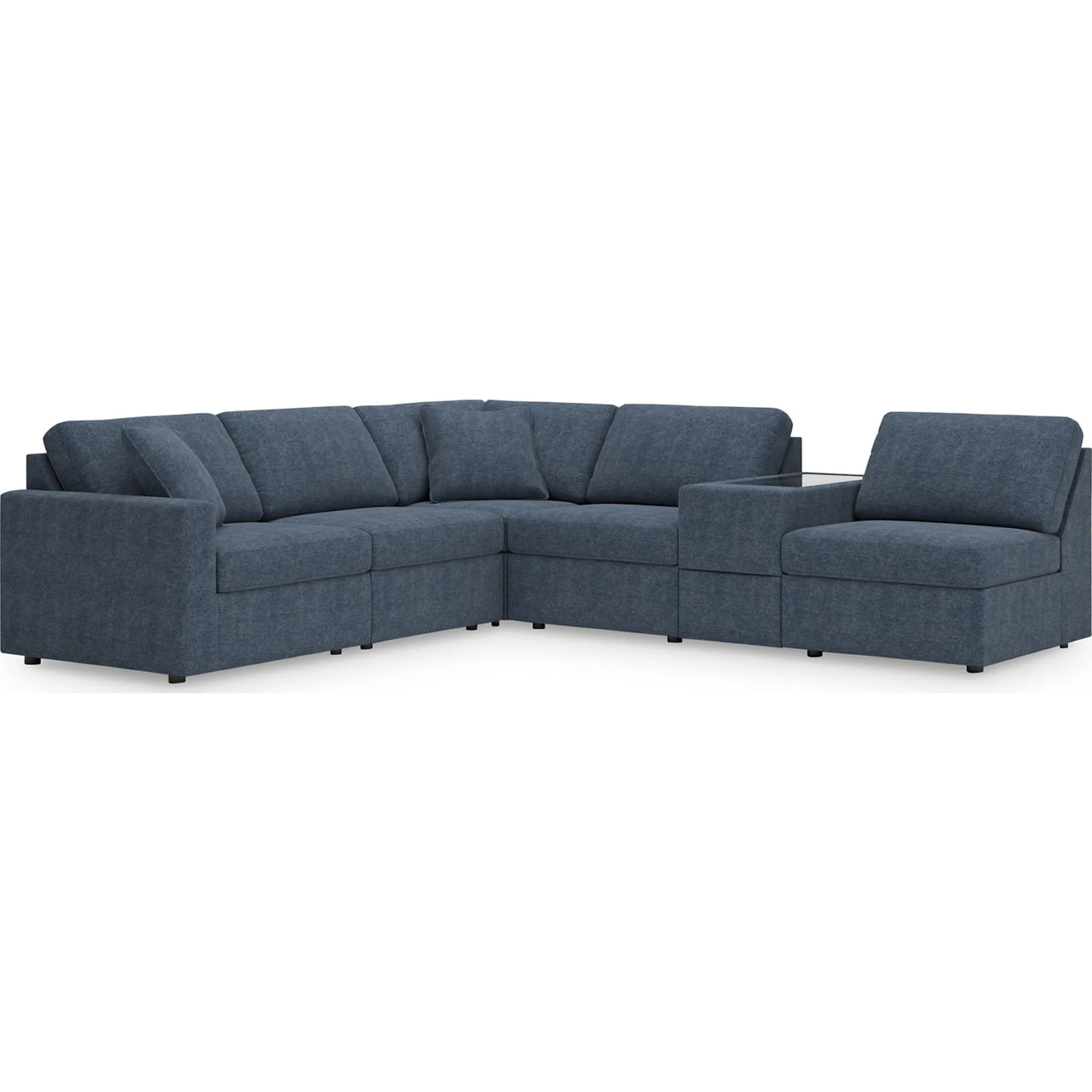 Modmax 6 Piece Modular Sectional with Storage Console - Image 11