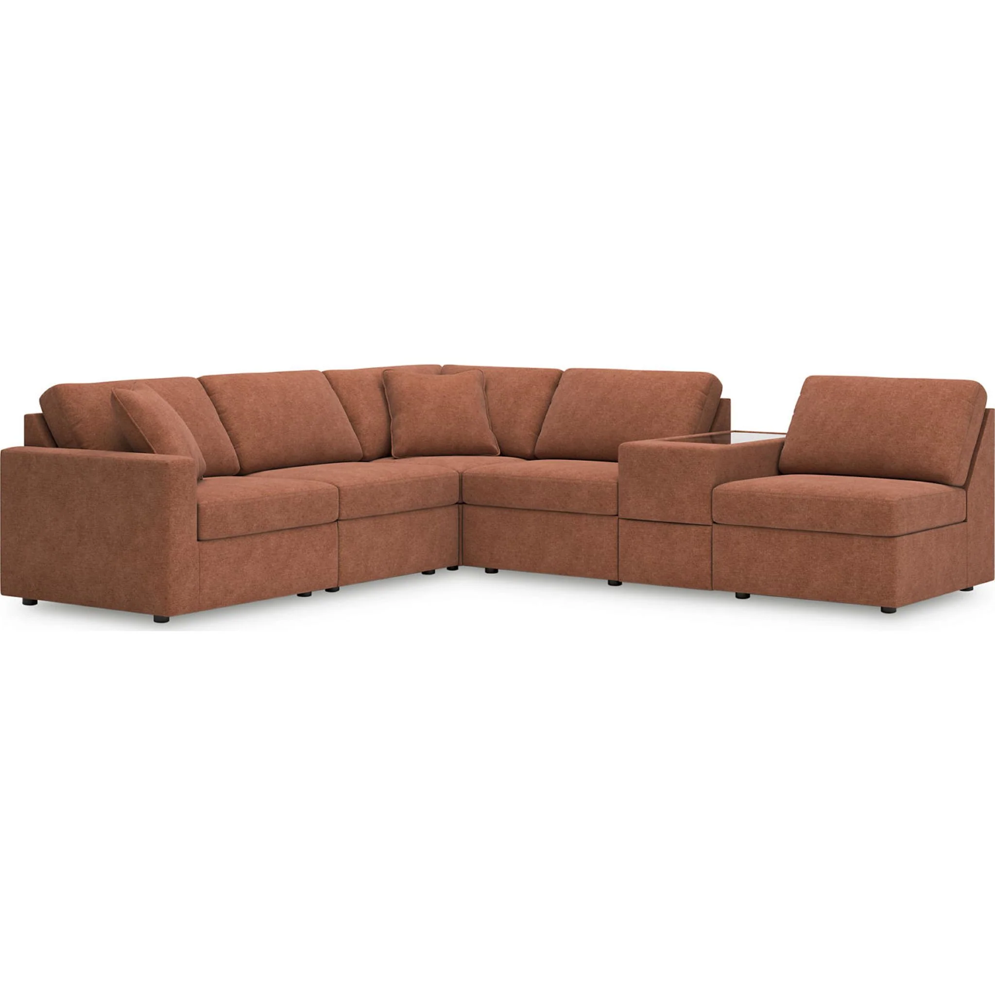 Modmax 6 Piece Modular Sectional with Storage Console - Image 6
