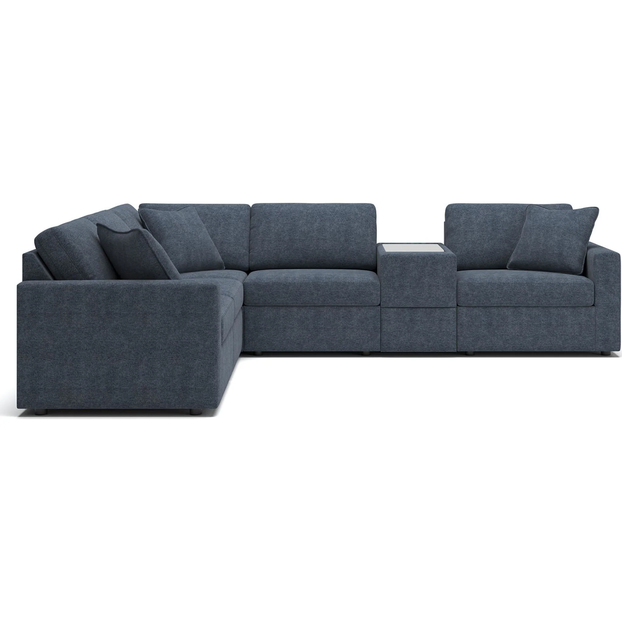 Modmax 6 Piece Modular Sectional with Storage Console - Image 16