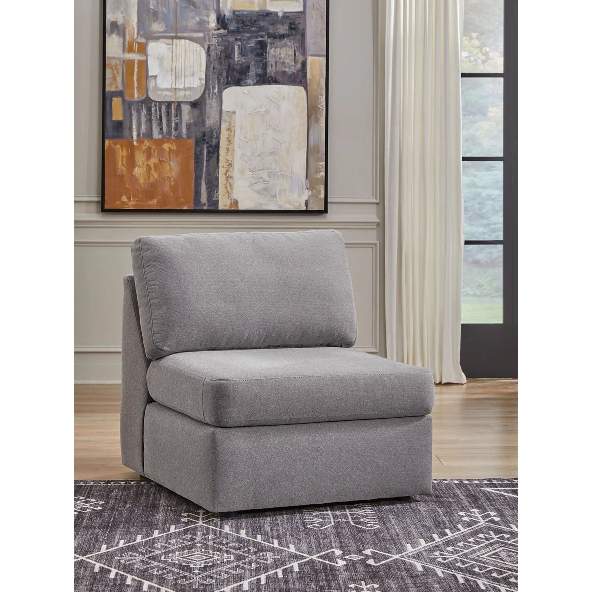 Modmax 6 Piece Modular Sectional with Storage Console - Image 47