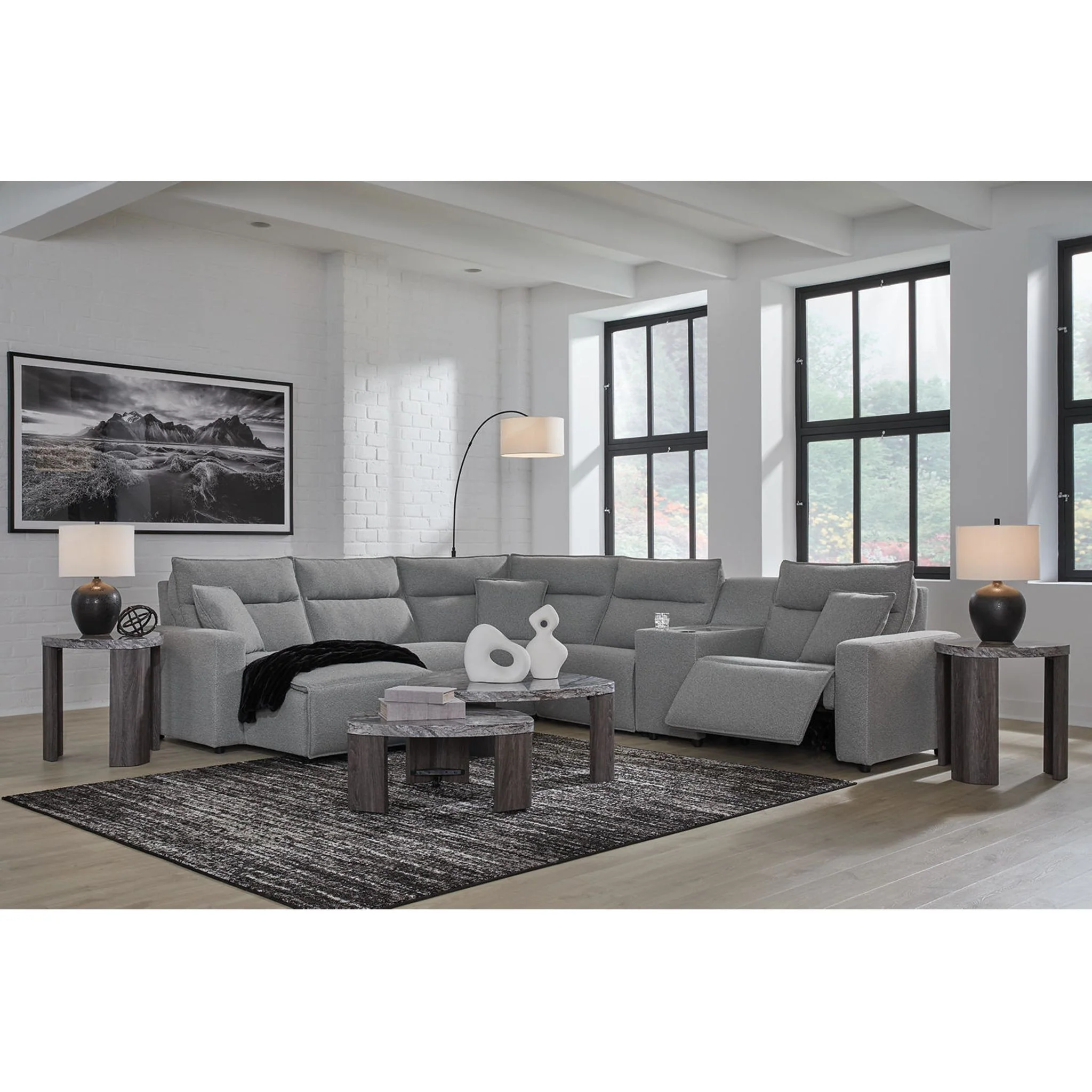 Modmax II 6 Piece Modular Power Reclining Sectional with Chaise - Image 14